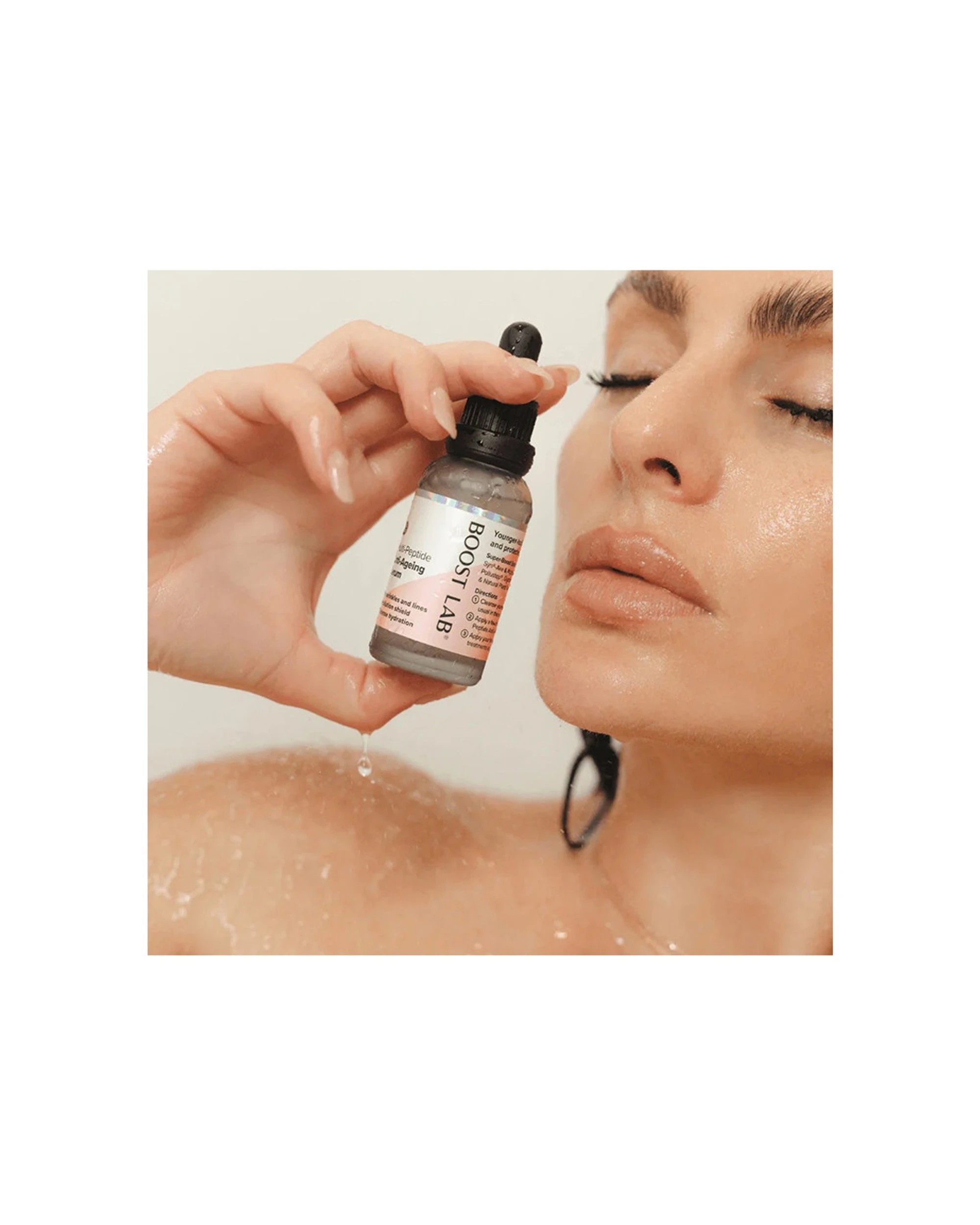 2 Boost Lab Multi-Peptide Anti-Ageing Serum Wrinkle Reduction 30ml, 2 of 2