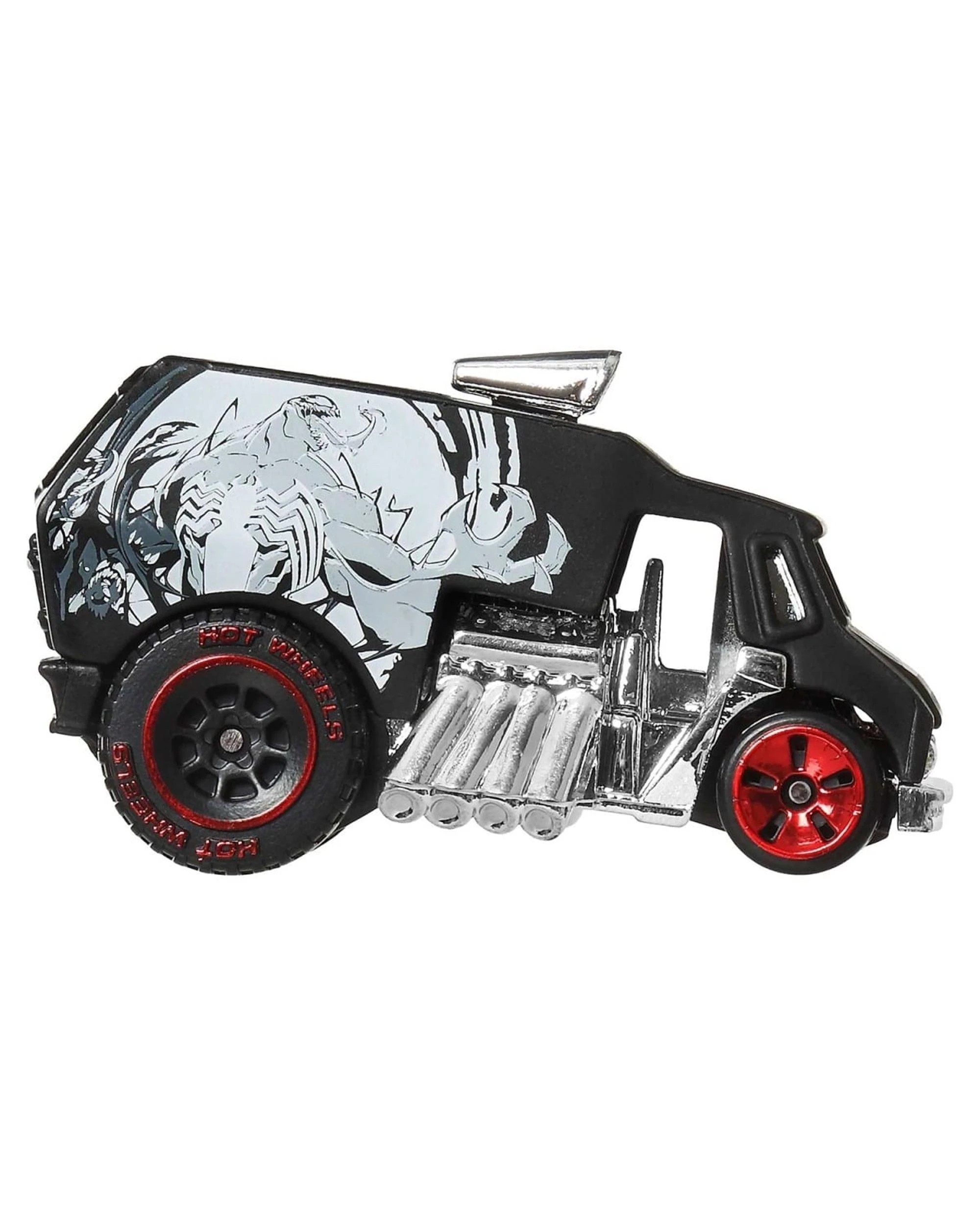 4 Hot Wheels Silver Series Marvel Spider-Man Venom Cool-One Diecast Vehicle, 4 of 5