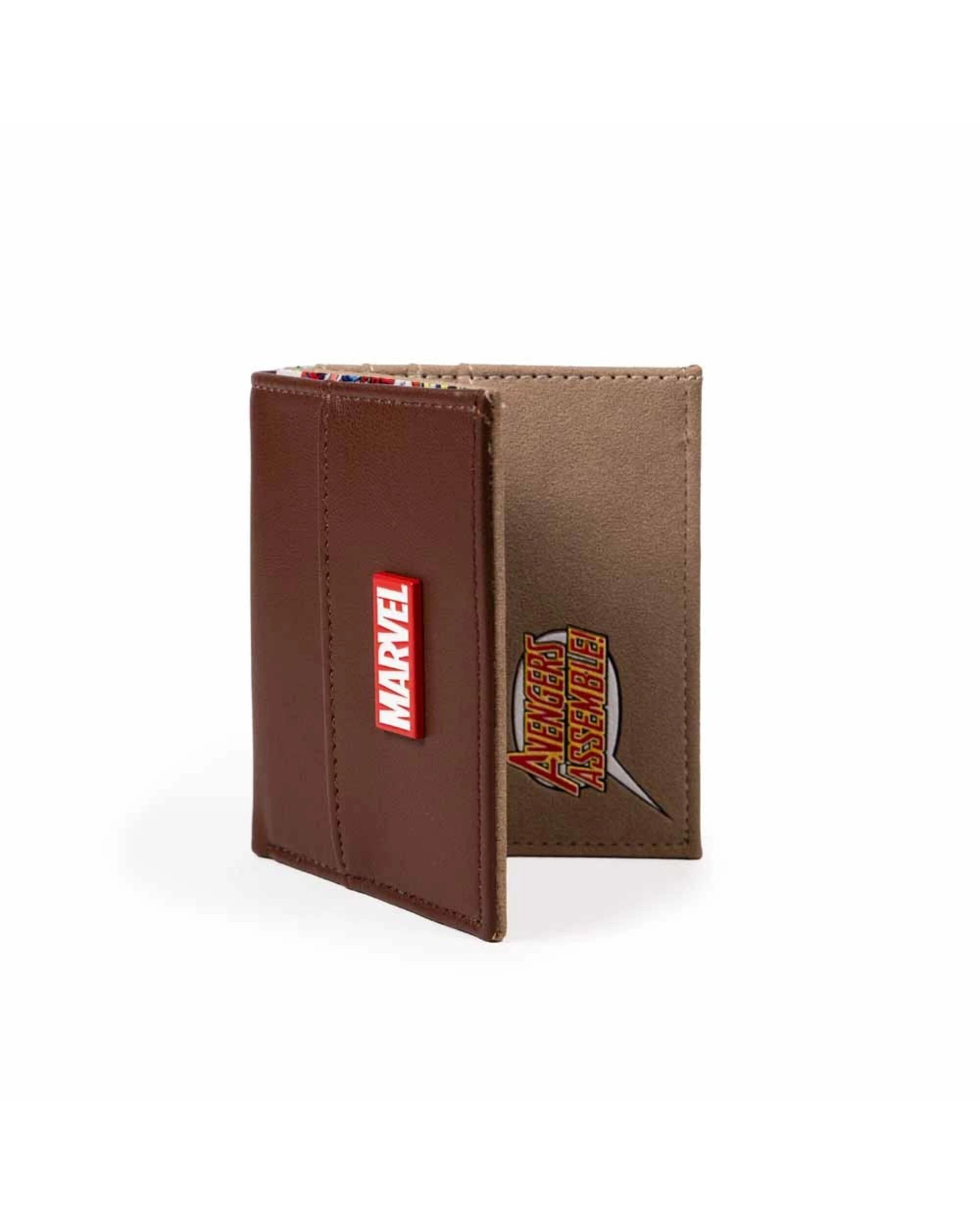 1 Marvel - The Avengers - Avengers Assemble Bi-fold Wallet - ONE SIZE - Brown, 1 of 3