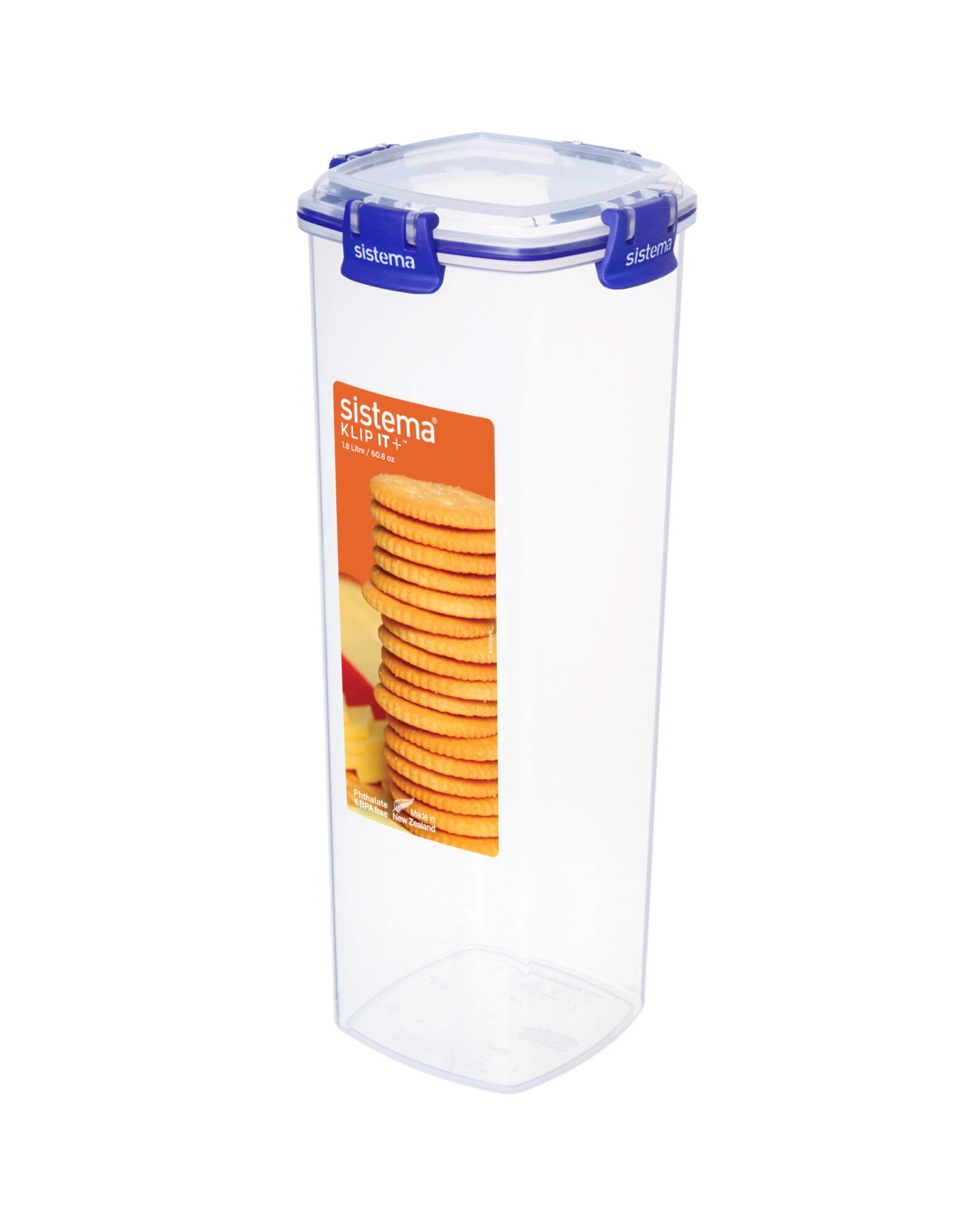2 Sistema 4-Pack Klip It Plus 1.8L Food Storage Container Made in New Zealand, 2 of 3