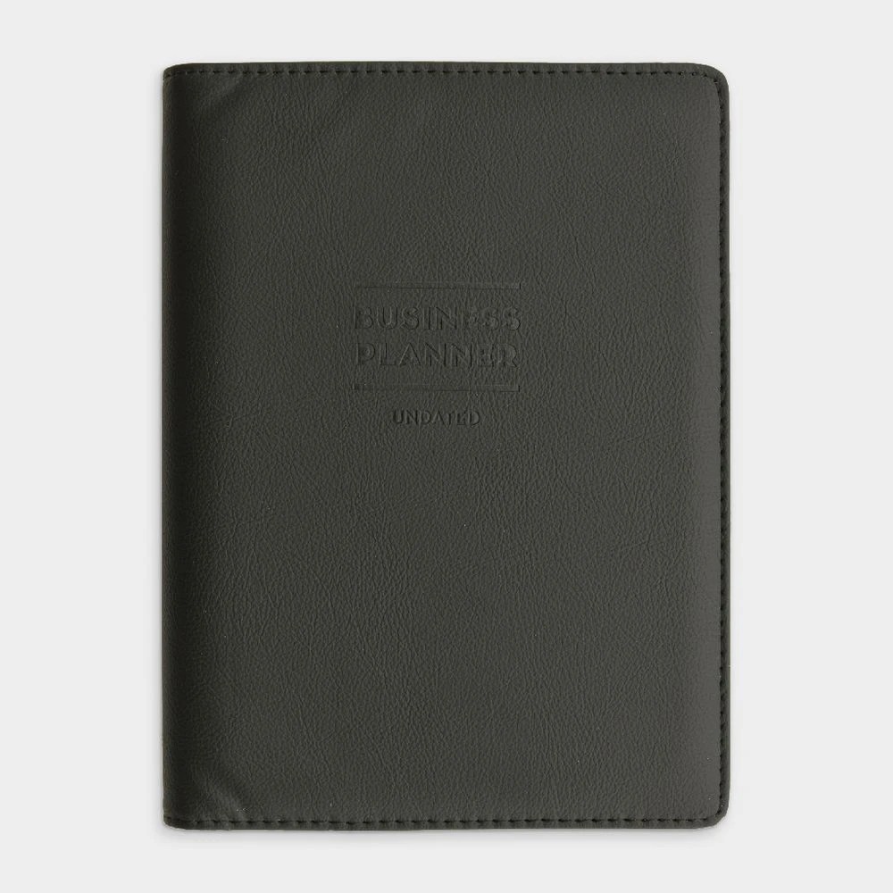 2 Otto Undated Medium Week-to-View Goal Planning Diary Black, 2 of 9