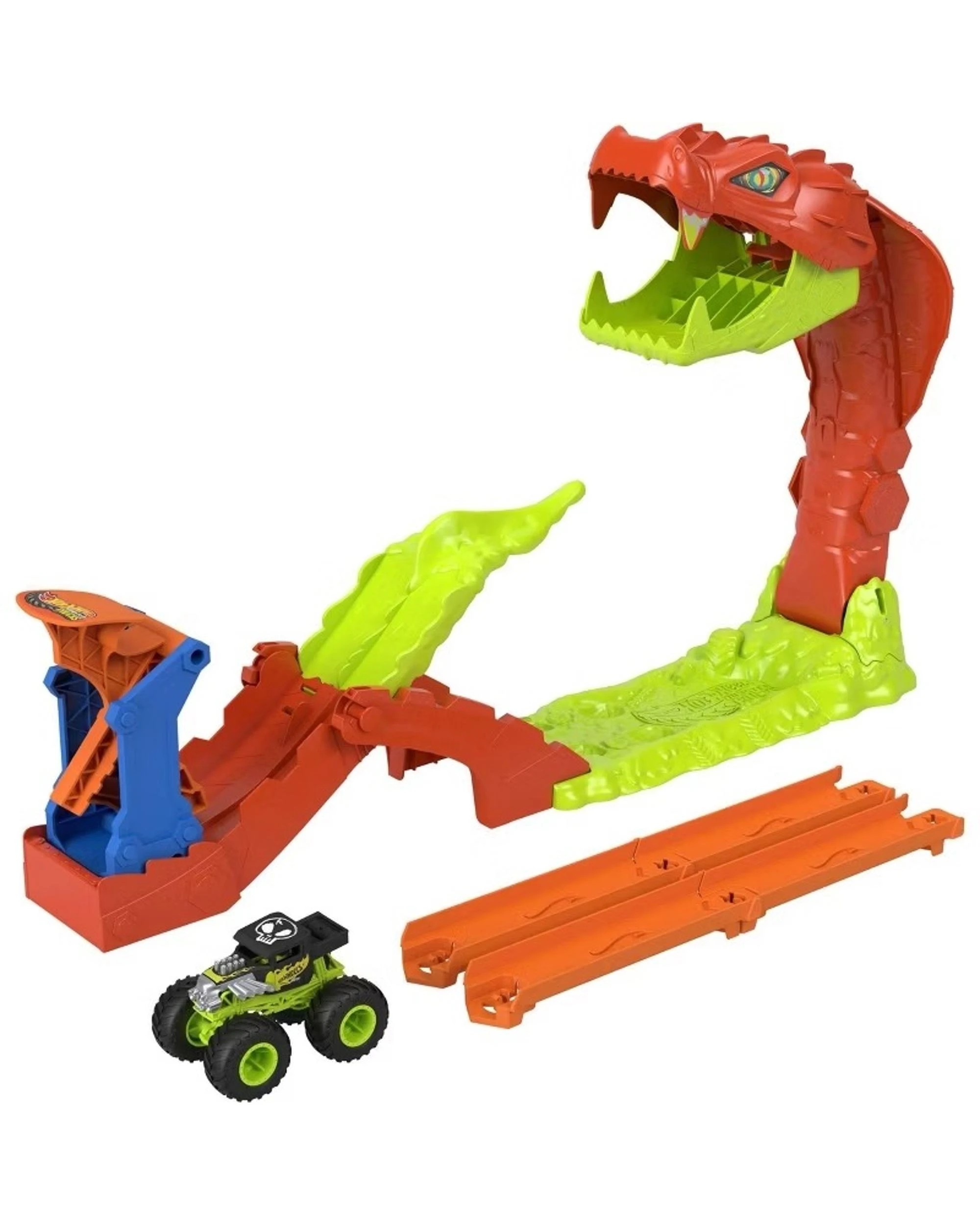 2 Hot Wheels Monster Trucks Snake Slam Takedown Playset, 2 of 6