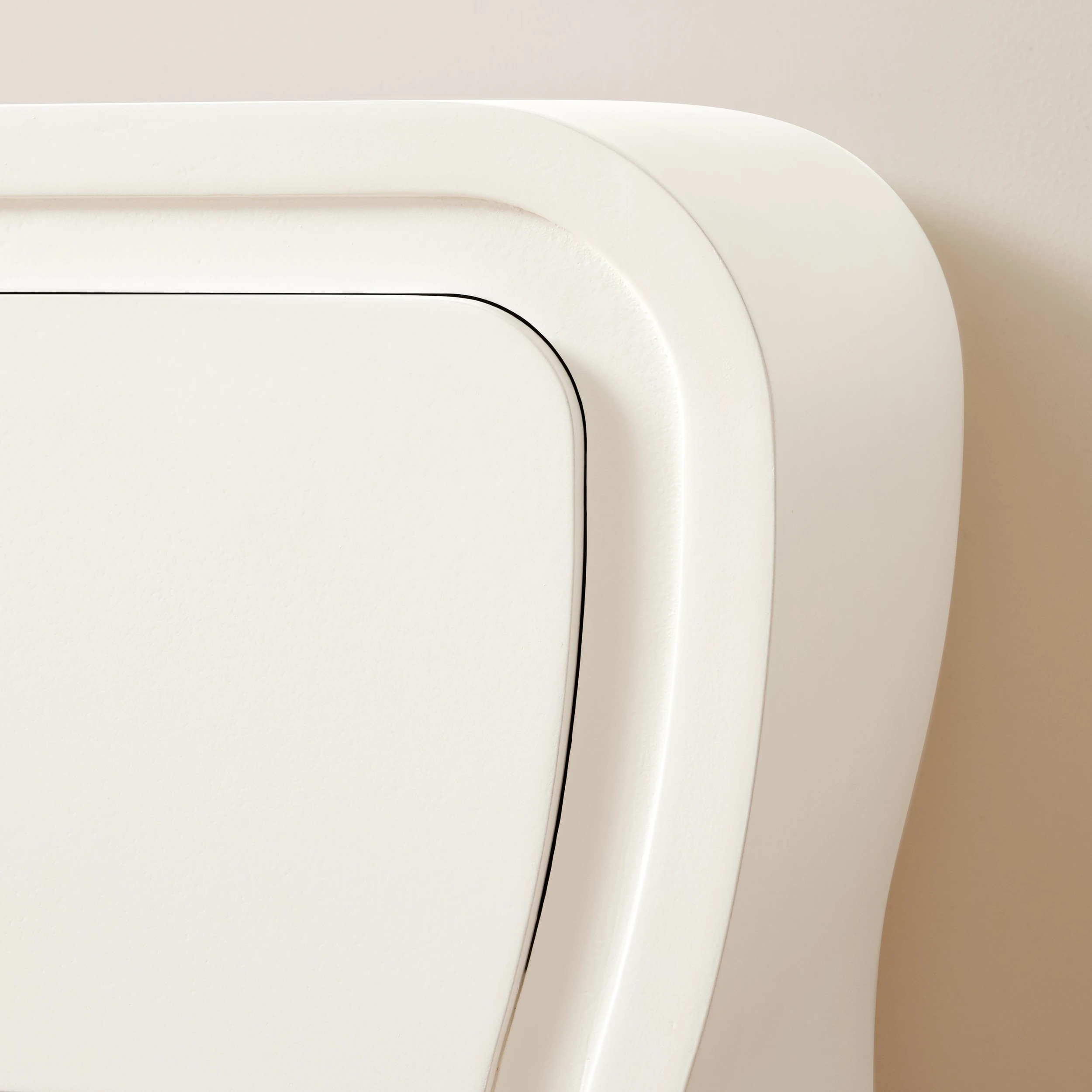 5 Wavy Bedside Table - White, 5 of 6