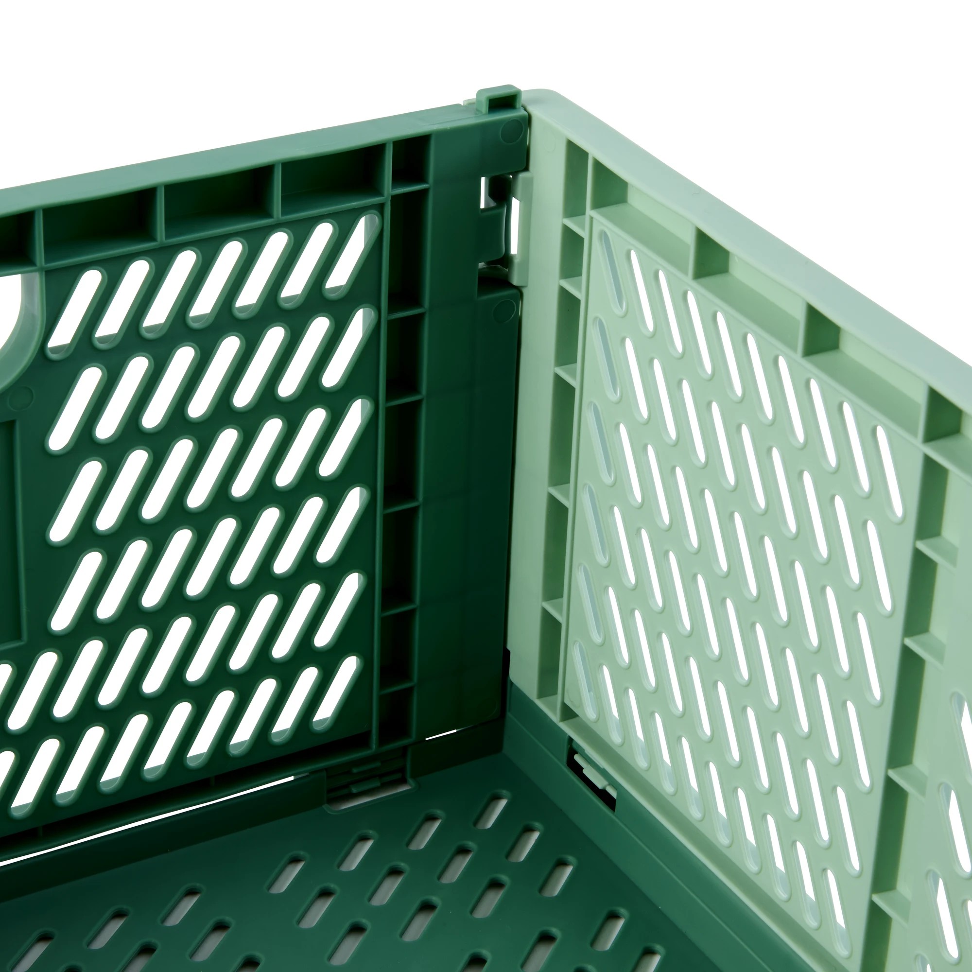 8 15L Collapsible Crate - Medium, Green, 8 of 10