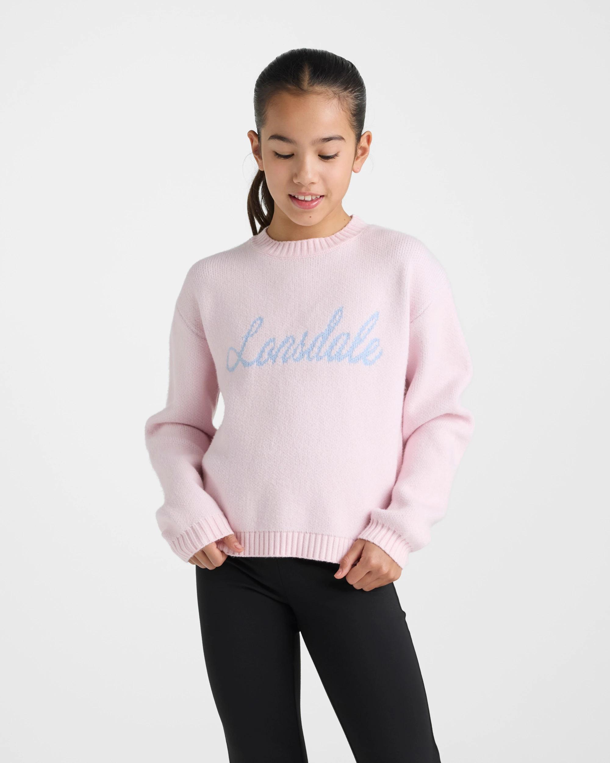 4 Lonsdale London Lonsdale Knit Jumper PINK, 4 of 5