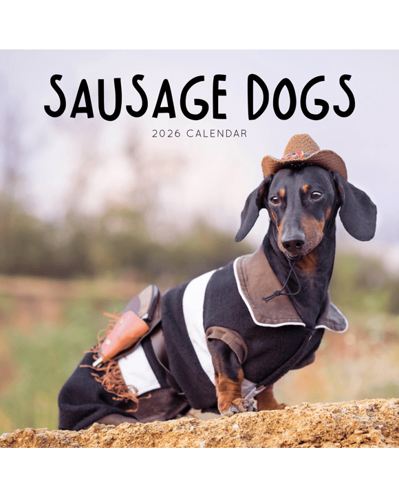 Sausage Dogs 2026 Calendar