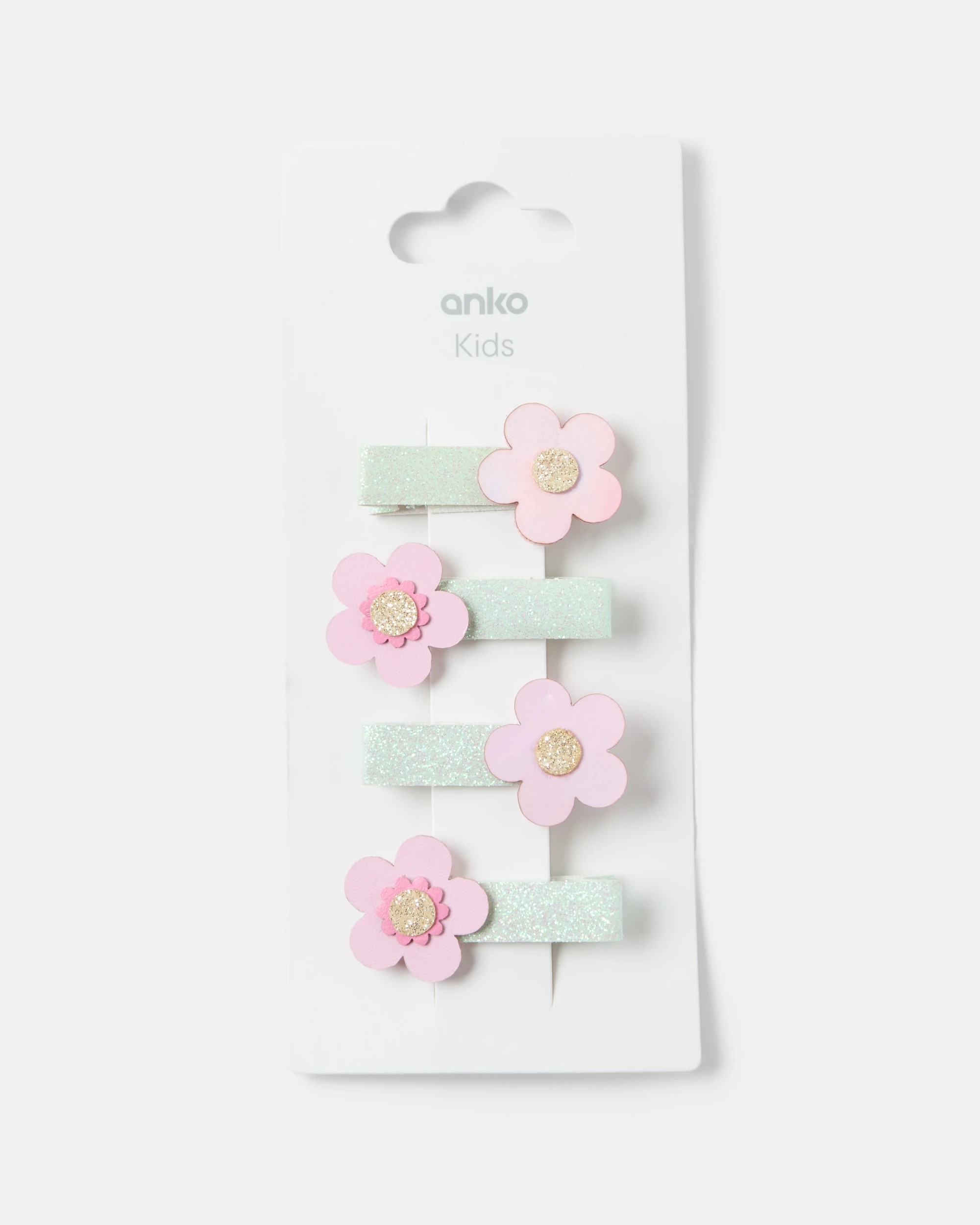 3 4 Pack Flower Hair Clips, 3 of 3