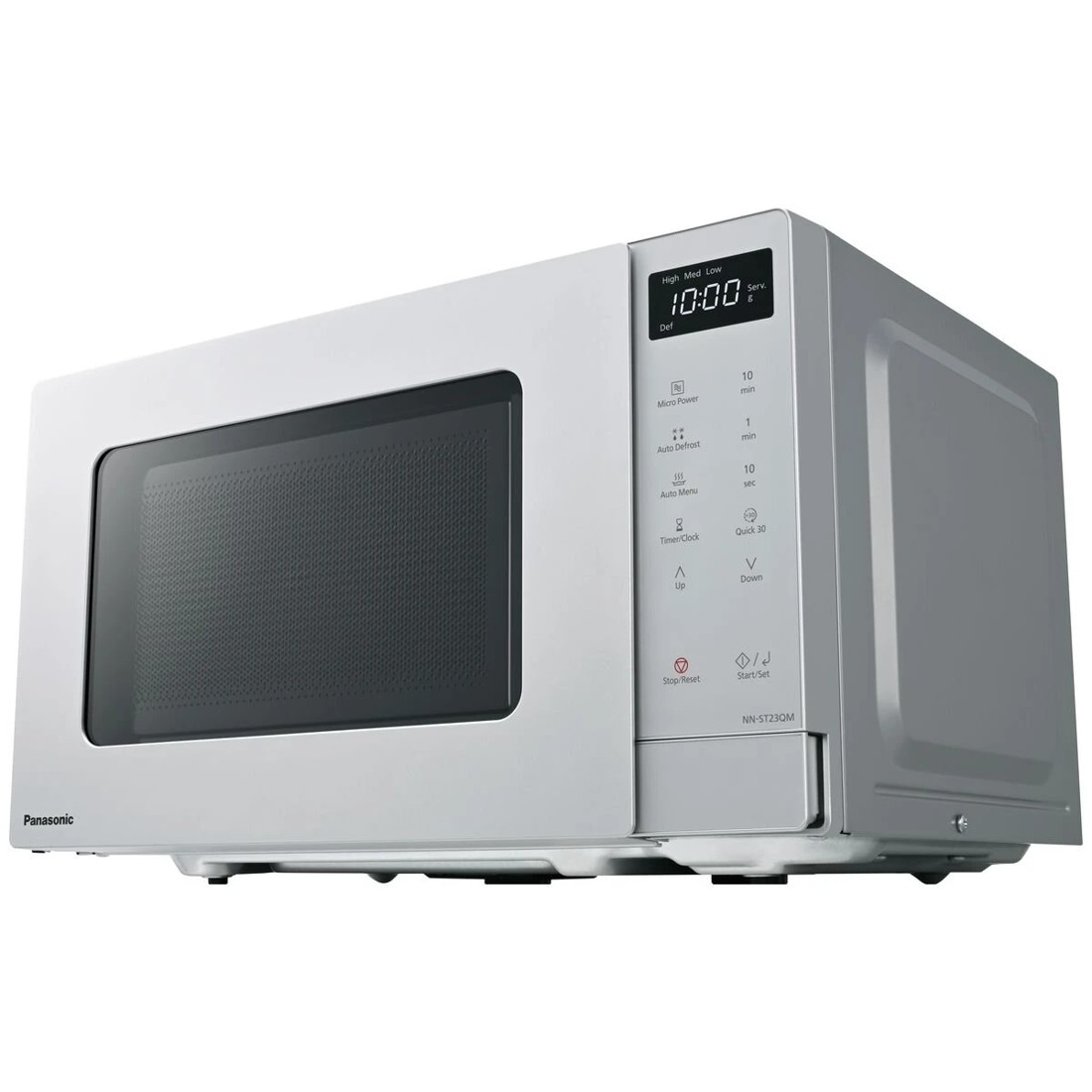 2 Panasonic 20L Microwave Oven Silver, 2 of 5
