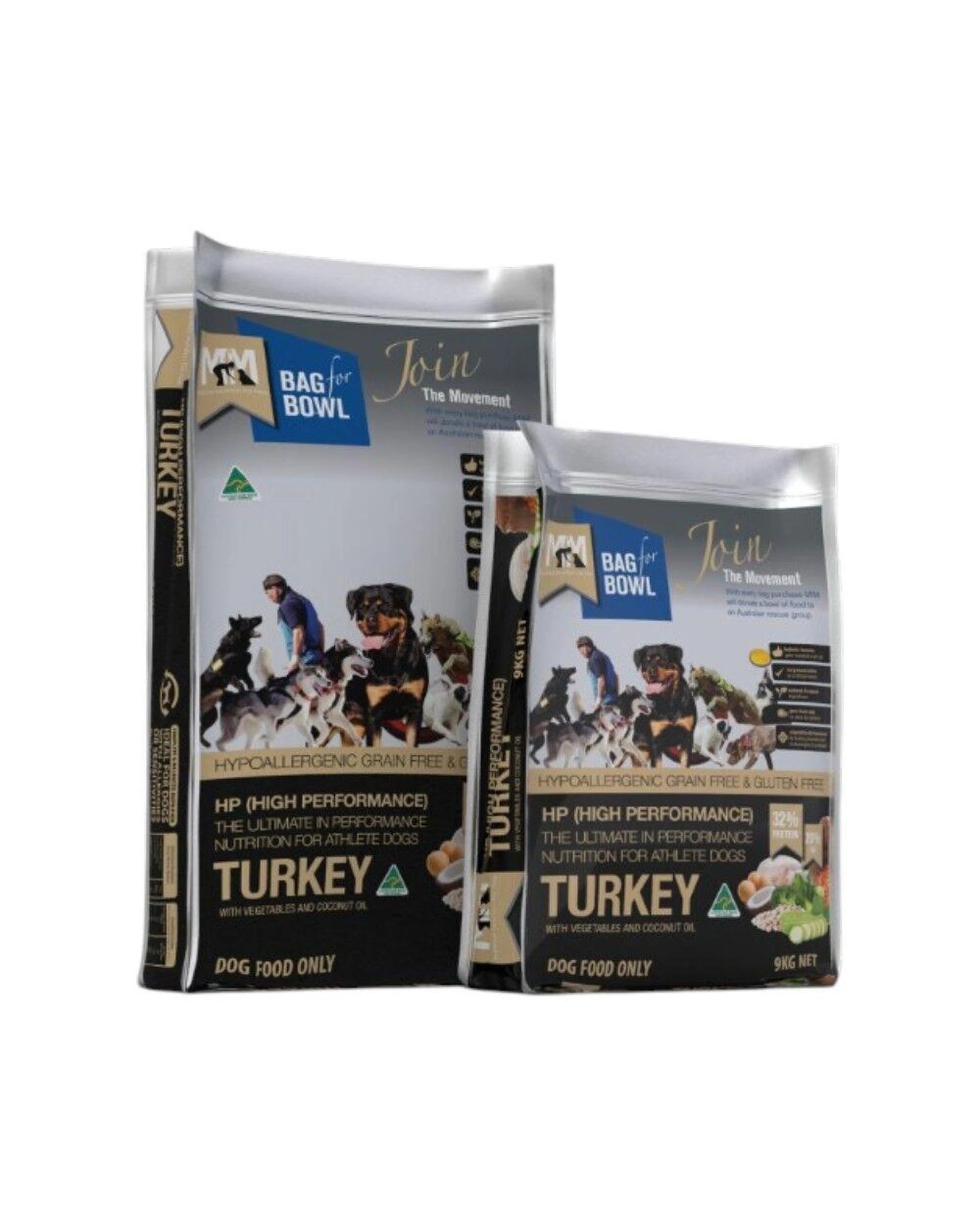 4 MFM High Performance Holistic Grain Free Turkey Dog Food 9kg, 4 of 6
