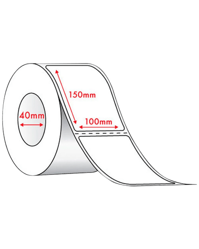 Thermal Direct Labels 100 x 150mm 350 Labels 12 