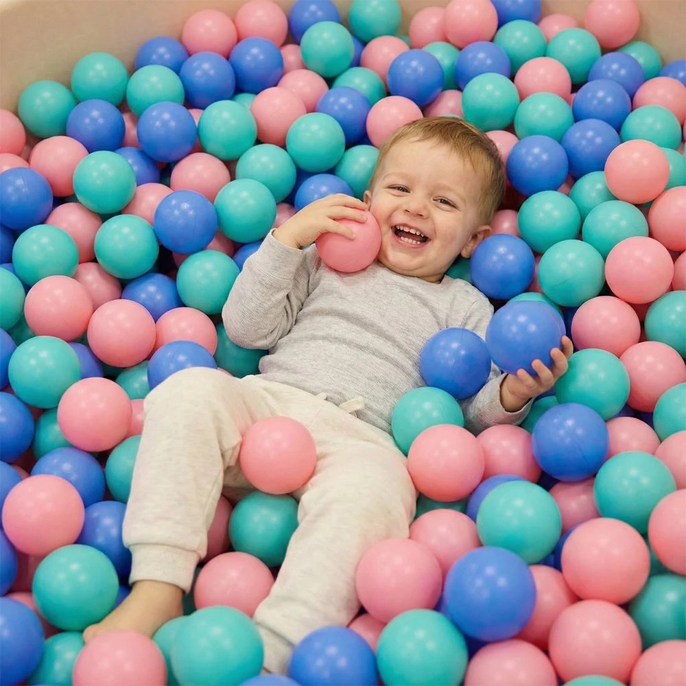 1 PlayPals 300PCS Ball Pit Balls with Storage Bag Macaron BPA Free Ocean Balls Toy - Multi, 1 of 1
