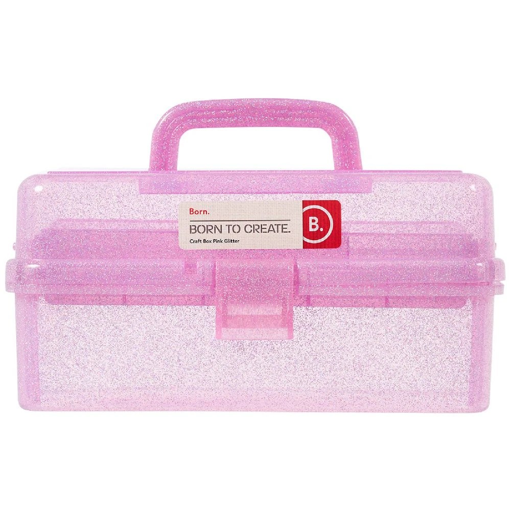 1 Born Craft Box Pink Glitter, 1 of 4