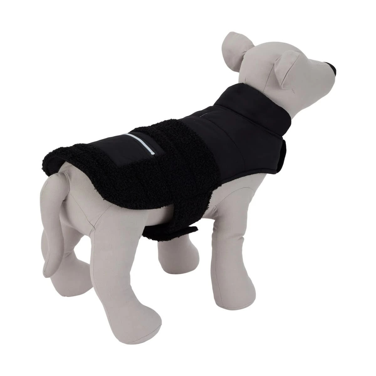 3 Pet Puffer Vest - Medium, Black, 3 of 10