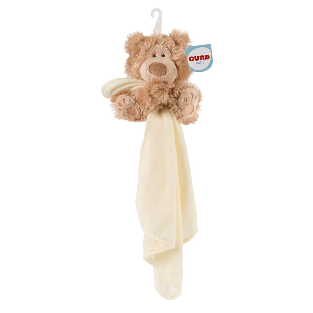 1 Gund Philbin Lovey Baby Comforter Plush Blanket with Teddy Bear Snuggle Toy from Birth, 1 of 5