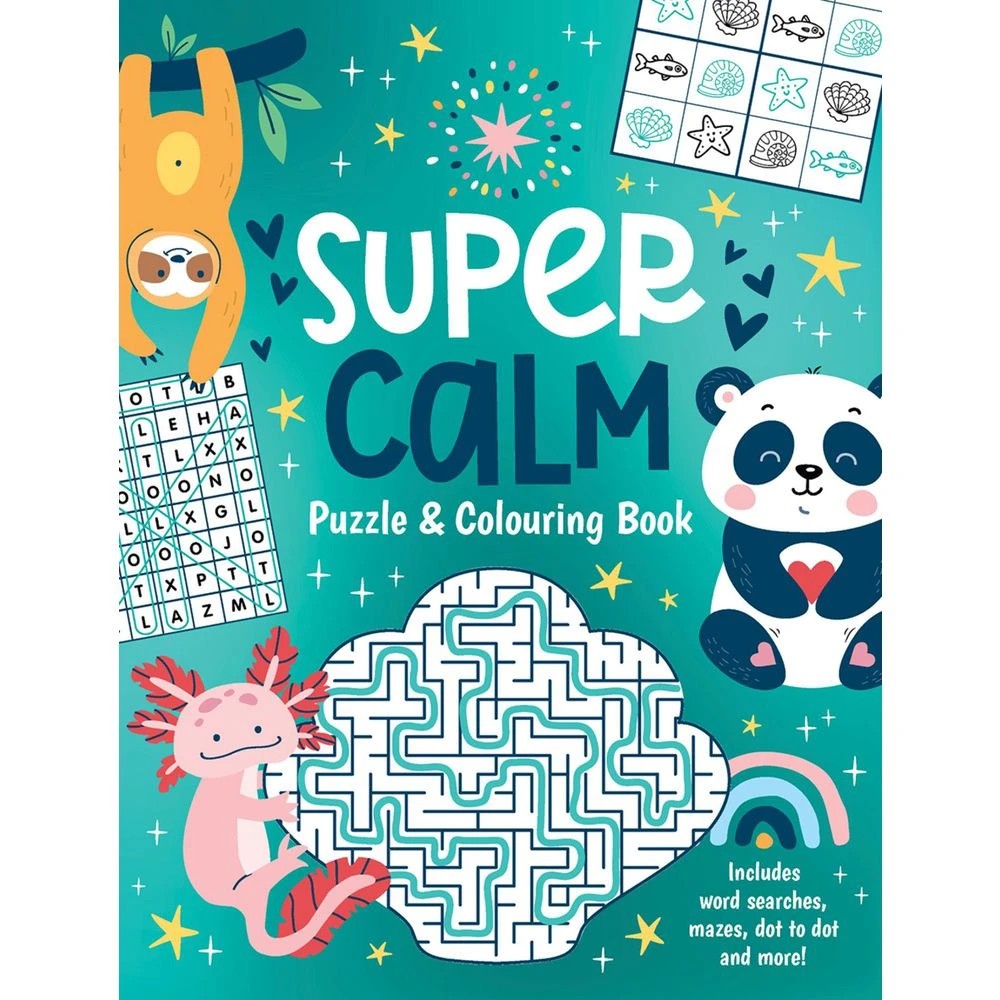 1 Colouring and Puzzle Book Super Calm, 1 of 1
