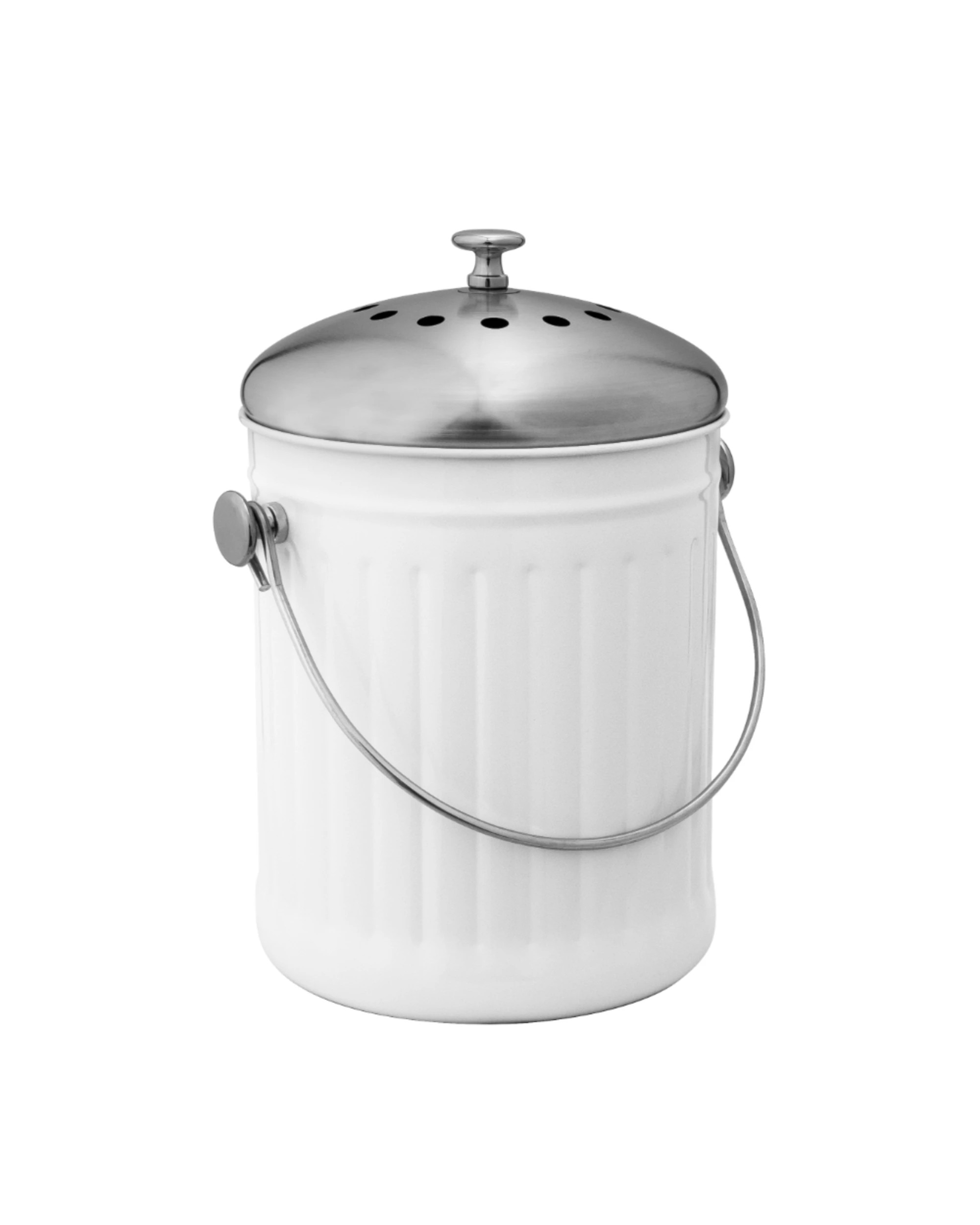 1 Avanti 5 Litre Compost Bin - White, 1 of 1