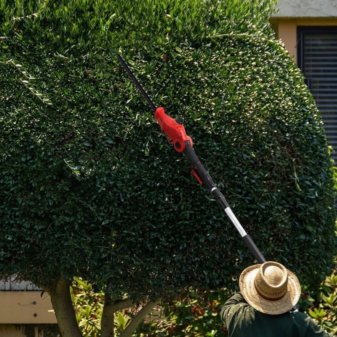 4 Giantz Cordless Pole Hedge Trimmer Garden Pruner Electric Cutter - Multi, 4 of 6