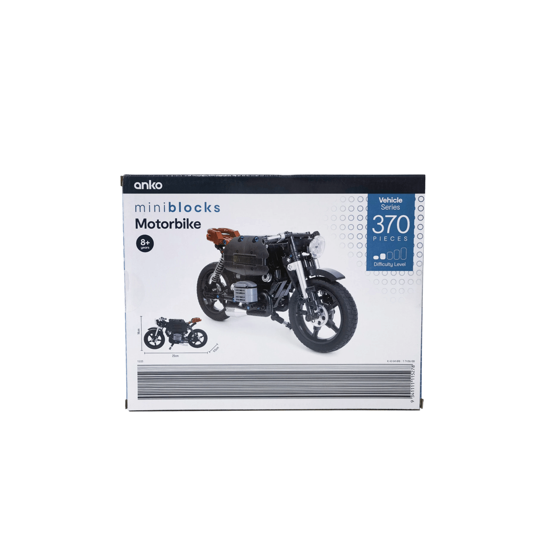 4 370 Piece Mini Blocks Vehicle Series: Motorbike, 4 of 4