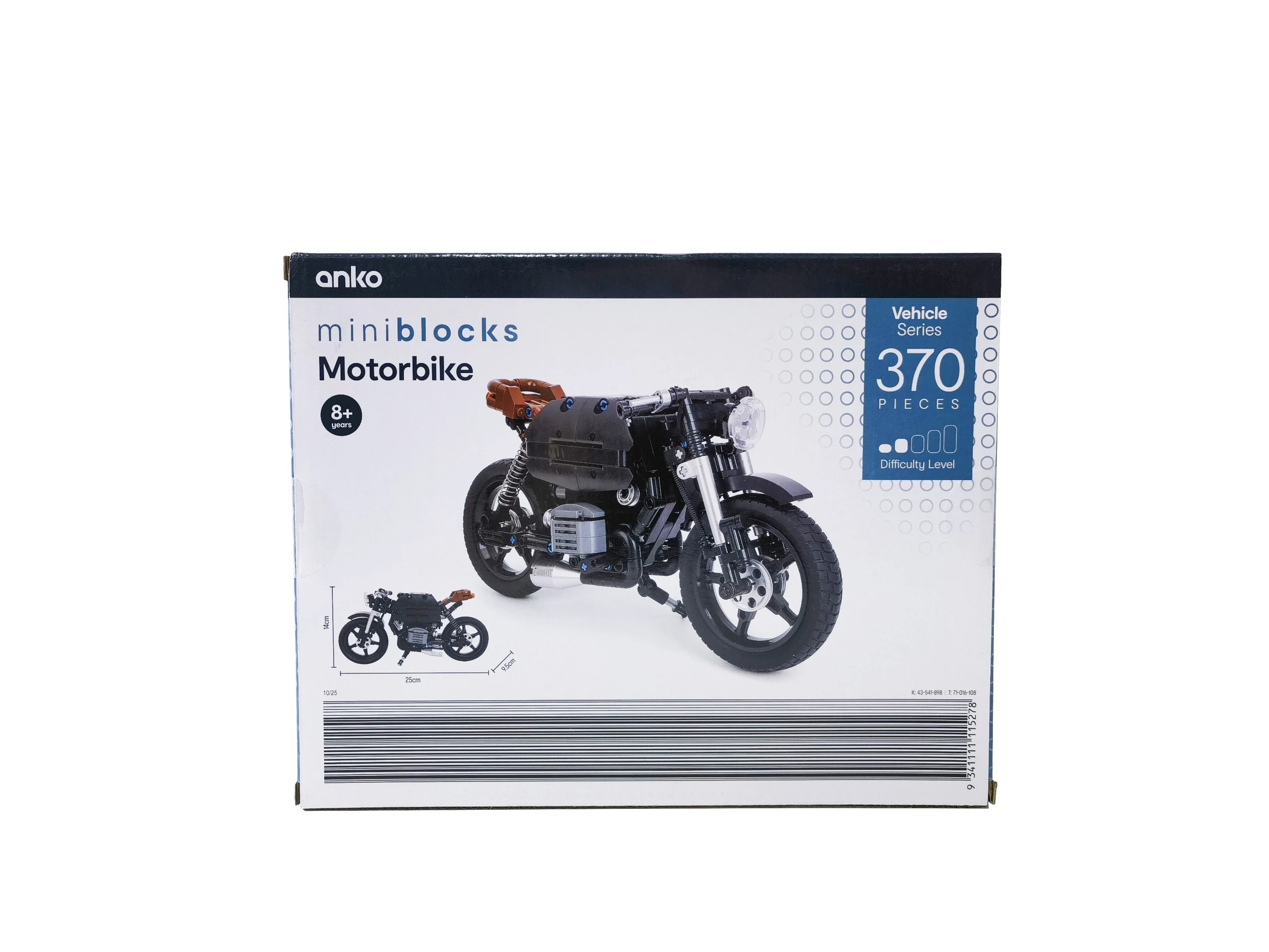 4 370 Piece Mini Blocks Vehicle Series: Motorbike, 4 of 4