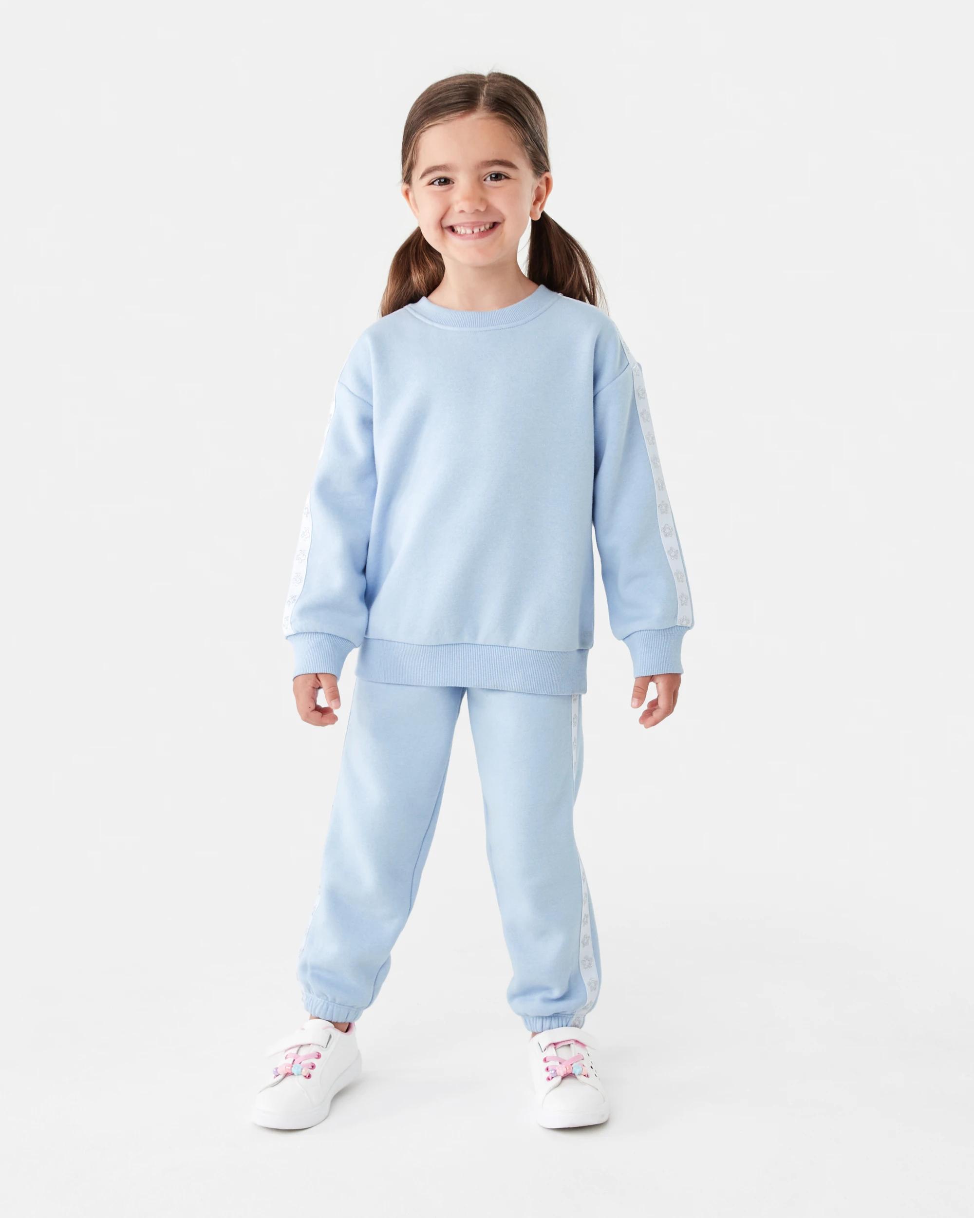 6 Tape Detail Crew Neck Sweatshirt Blu Kntky, 6 of 7