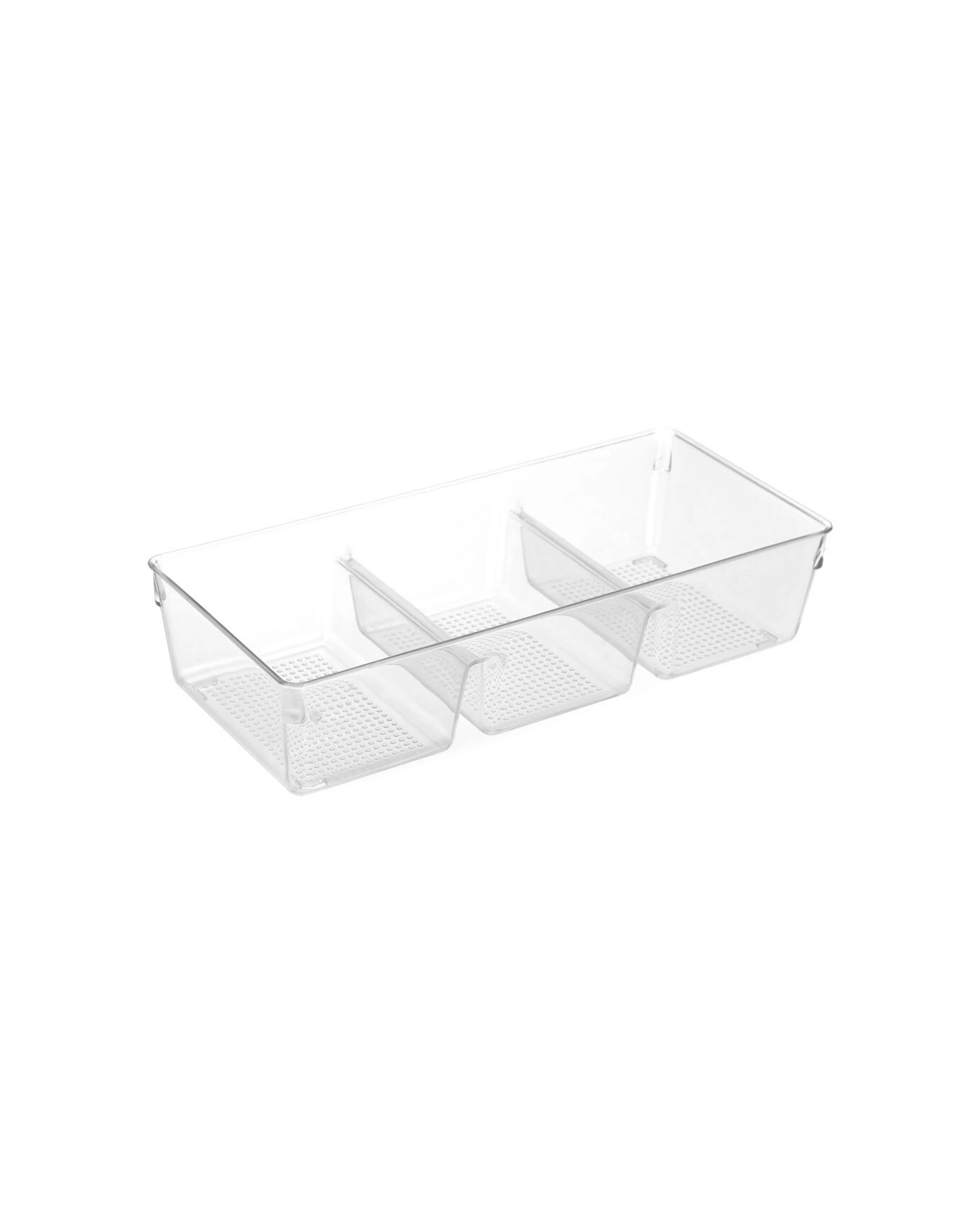 2 Boxsweden Crystal Storage Tray 3 Section Storage - Durable Home Organisation
 - plain, 2 of 3