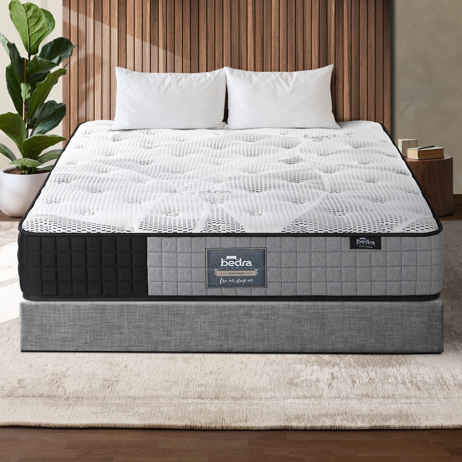 3 Bedra Bedding Double Mattress Tight Top Foam Pocketed Springs Anti-disturbance 24cm - Multi, 3 of 3