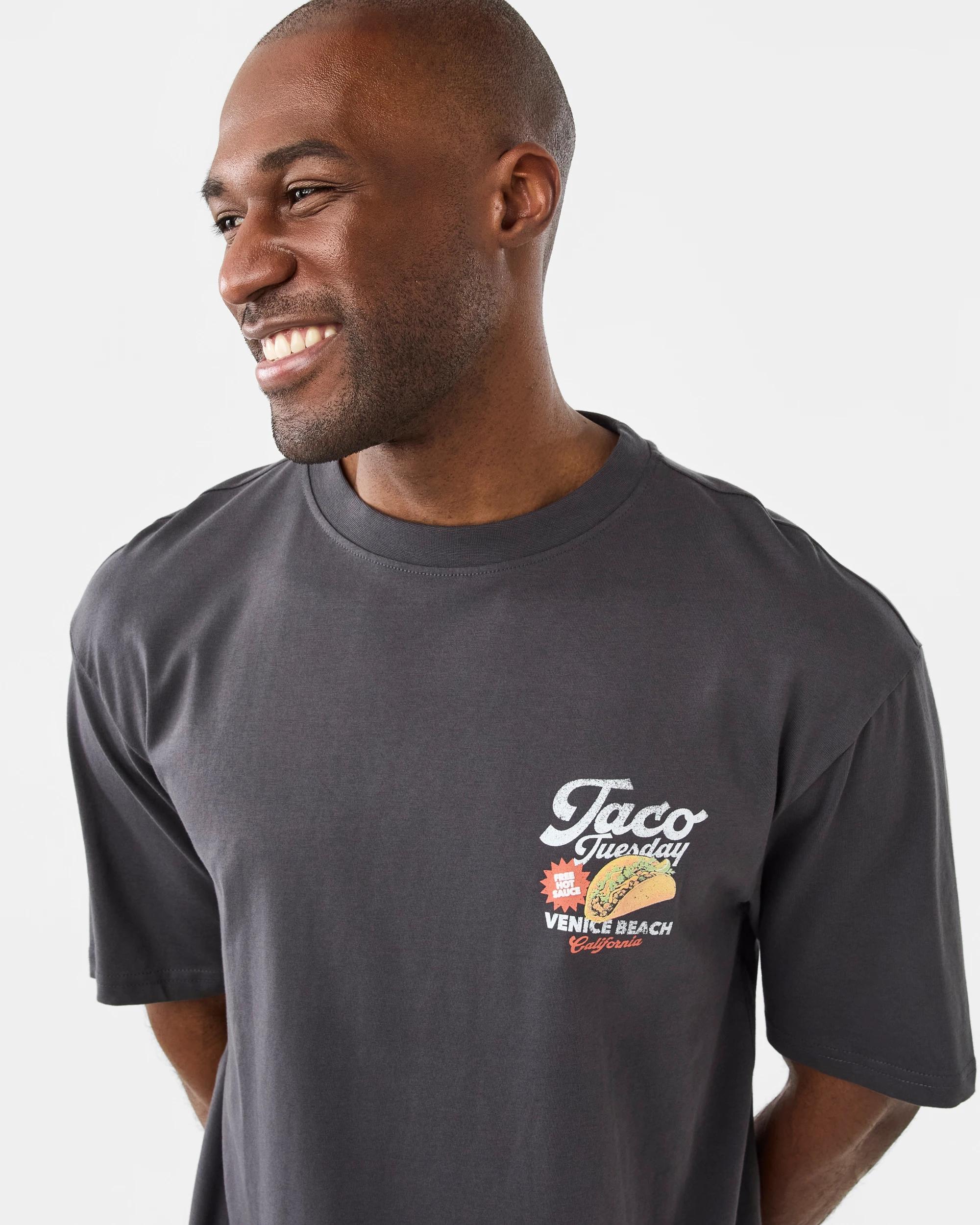 4 Oversized Print T-shirt Gry Taco, 4 of 7