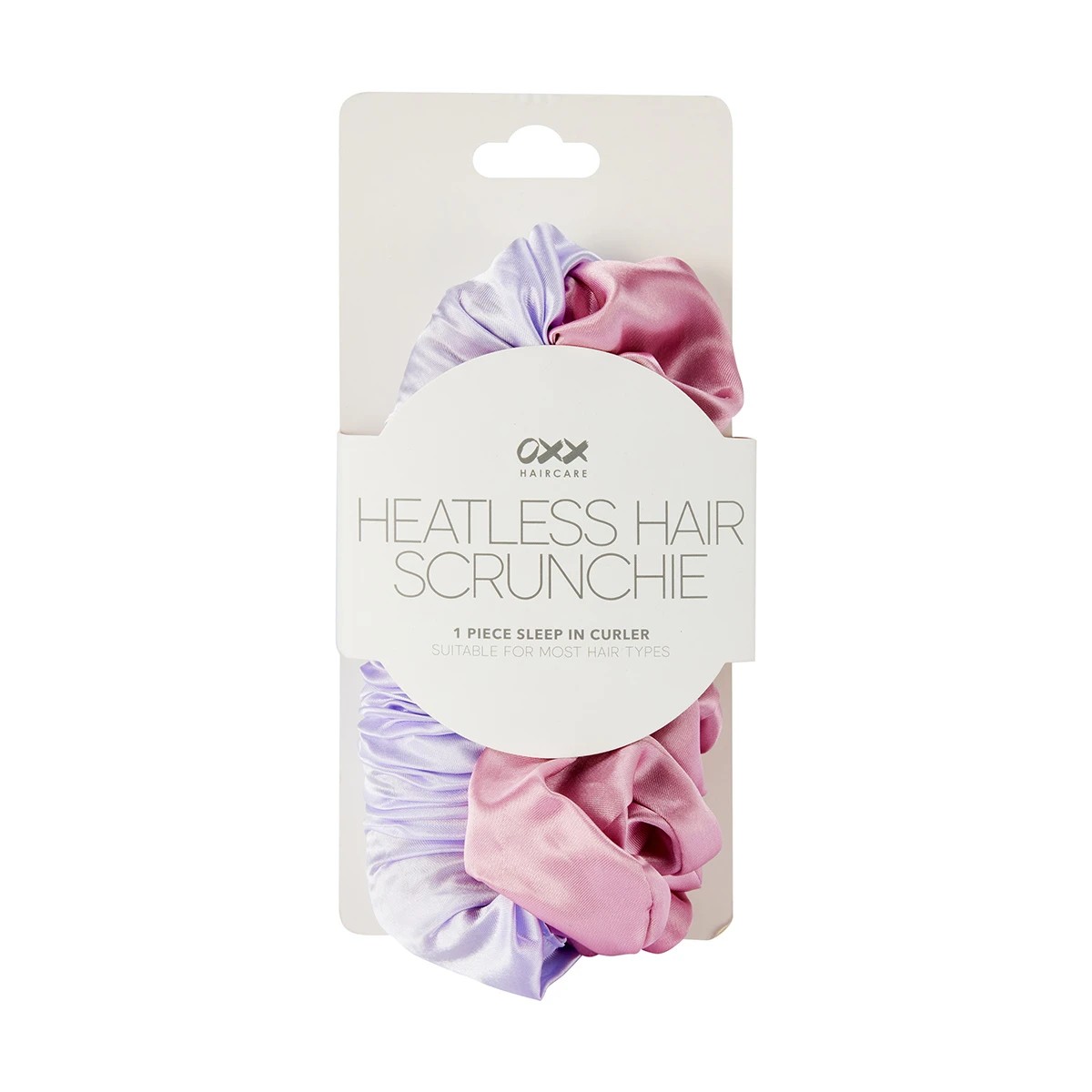 5 OXX Haircare Heatless Hair Scrunchie - Purple, 5 of 5