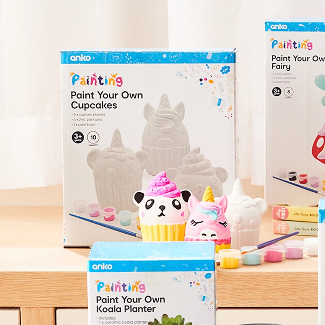 10 10 Piece Paint Your Own Cupcakes, 10 of 10