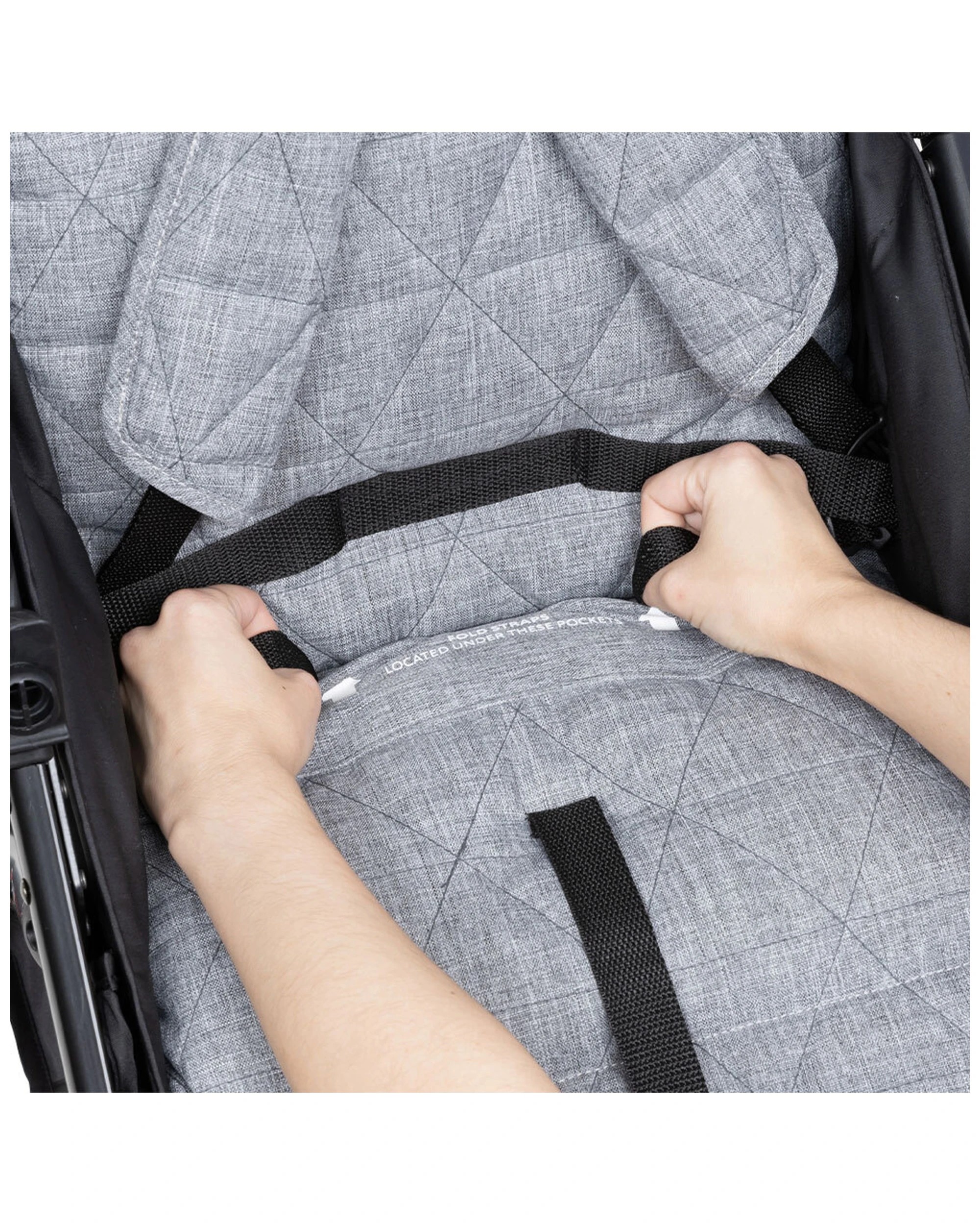8 Baby Trend Tango Stroller With Canopy Upf 50 Protection Evening Baby Pram Toddler Kids - Grey, 8 of 9