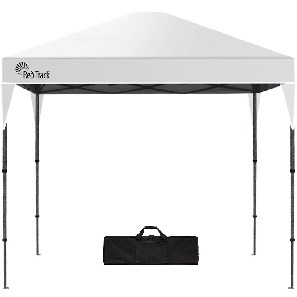 1 Red Track 3x3m Folding Gazebo with Carry Bag - White, 1 of 1