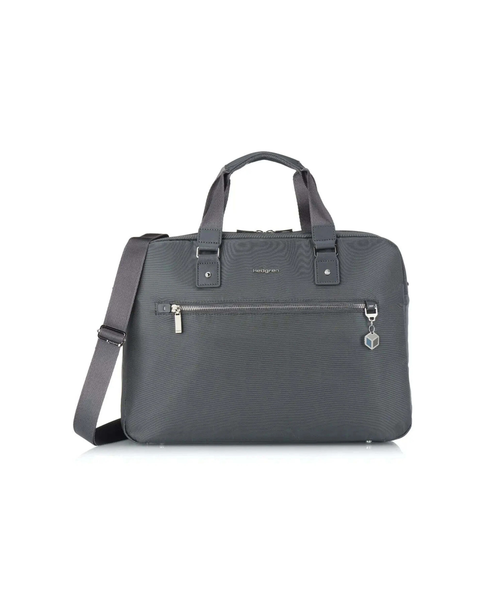 3 Hedgren OPALIA 15.6in Laptop Business Travel Bag Water Repellent Durable Iron Gate - Grey, 3 of 4