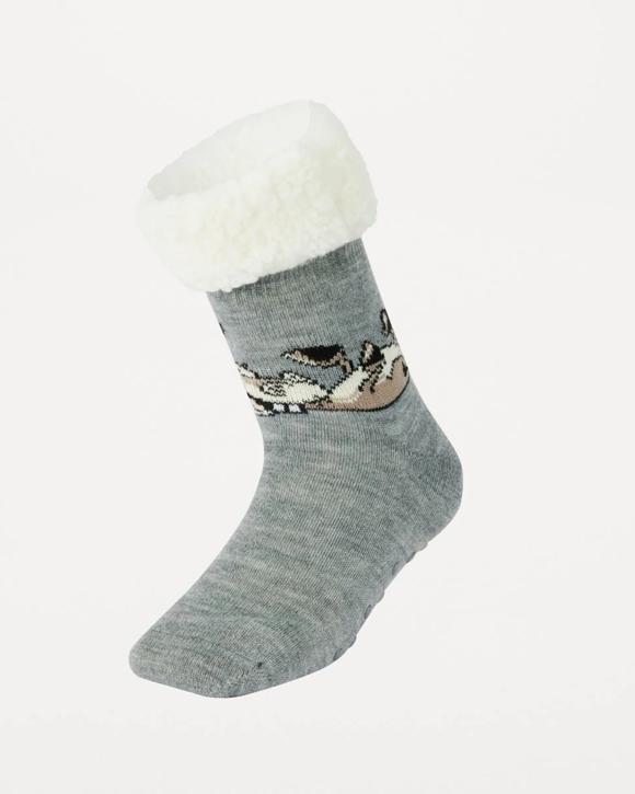 Sherpa Lined Home Socks