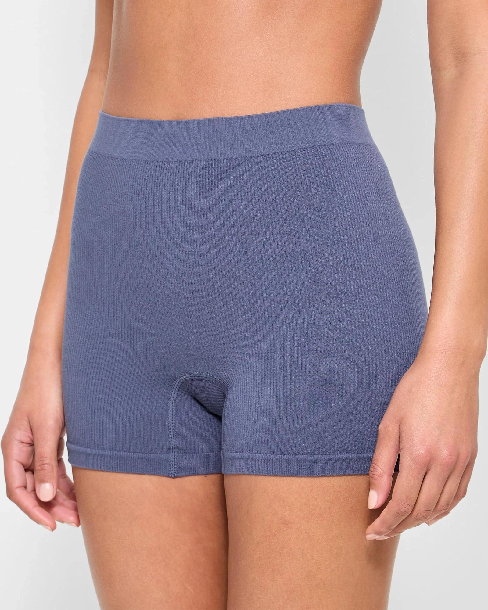 2 Target Woman Bamboo Ribbed Shorties NIGHTSHADOW BLUE, 2 of 3