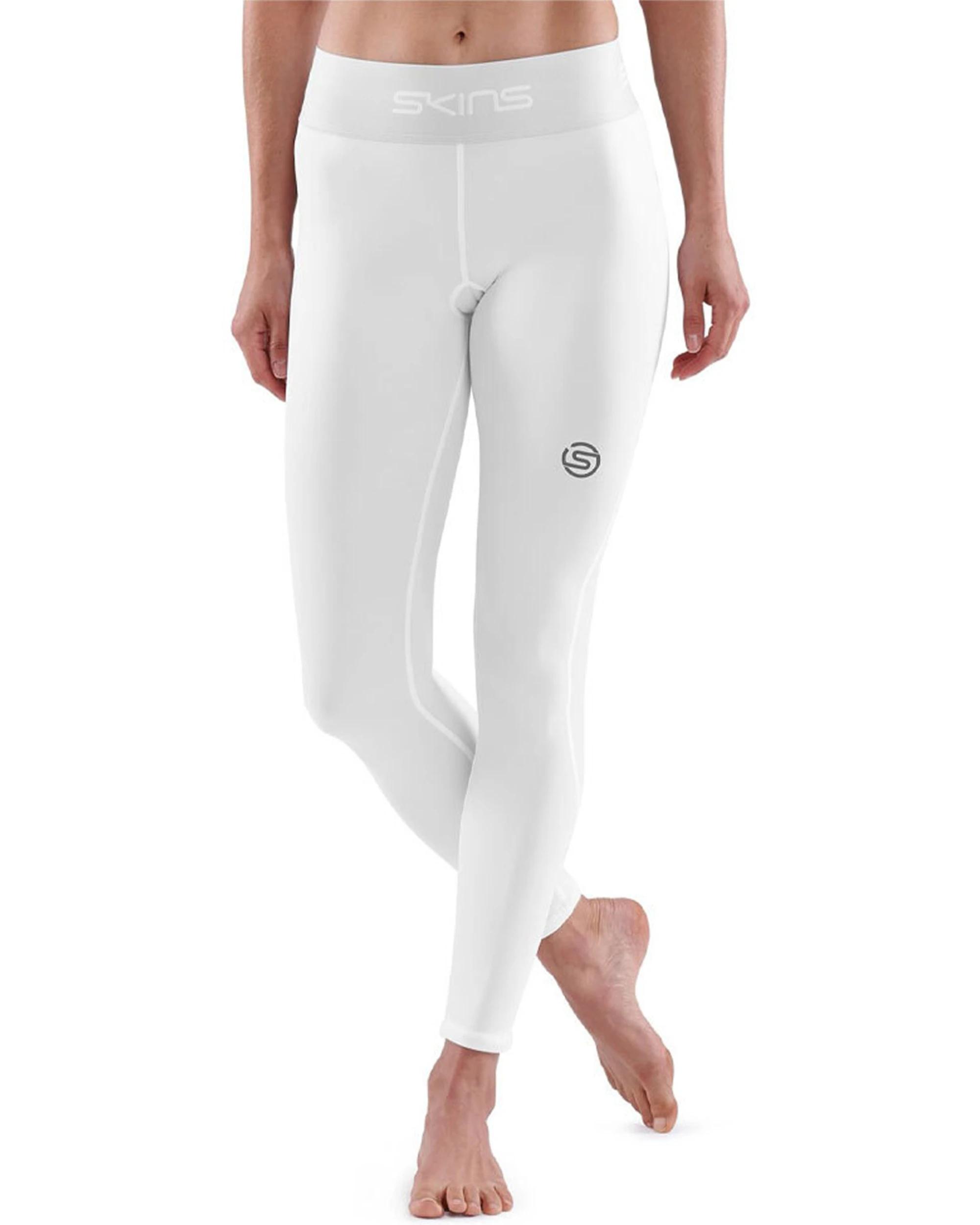 2 Skins Compression Womens Series 1 Activewear 7/8 Long Tight WHITE, 2 of 3