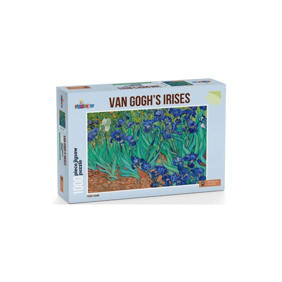 1 BR Toys Van Gogh's Irises 1000-Piece Jigsaw Puzzle, 1 of 2
