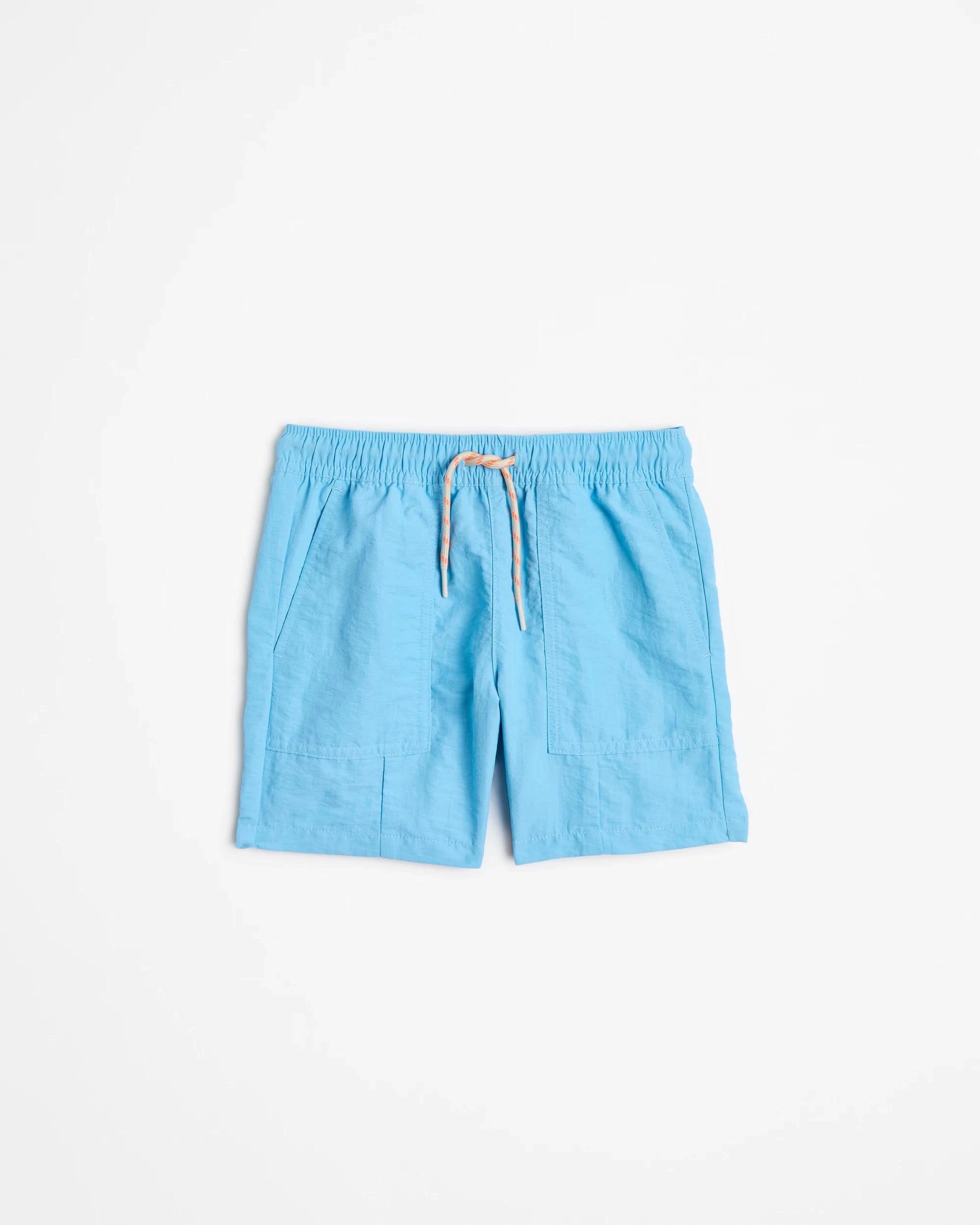 1 Target Nylon Volley Shorts BLUE, 1 of 3
