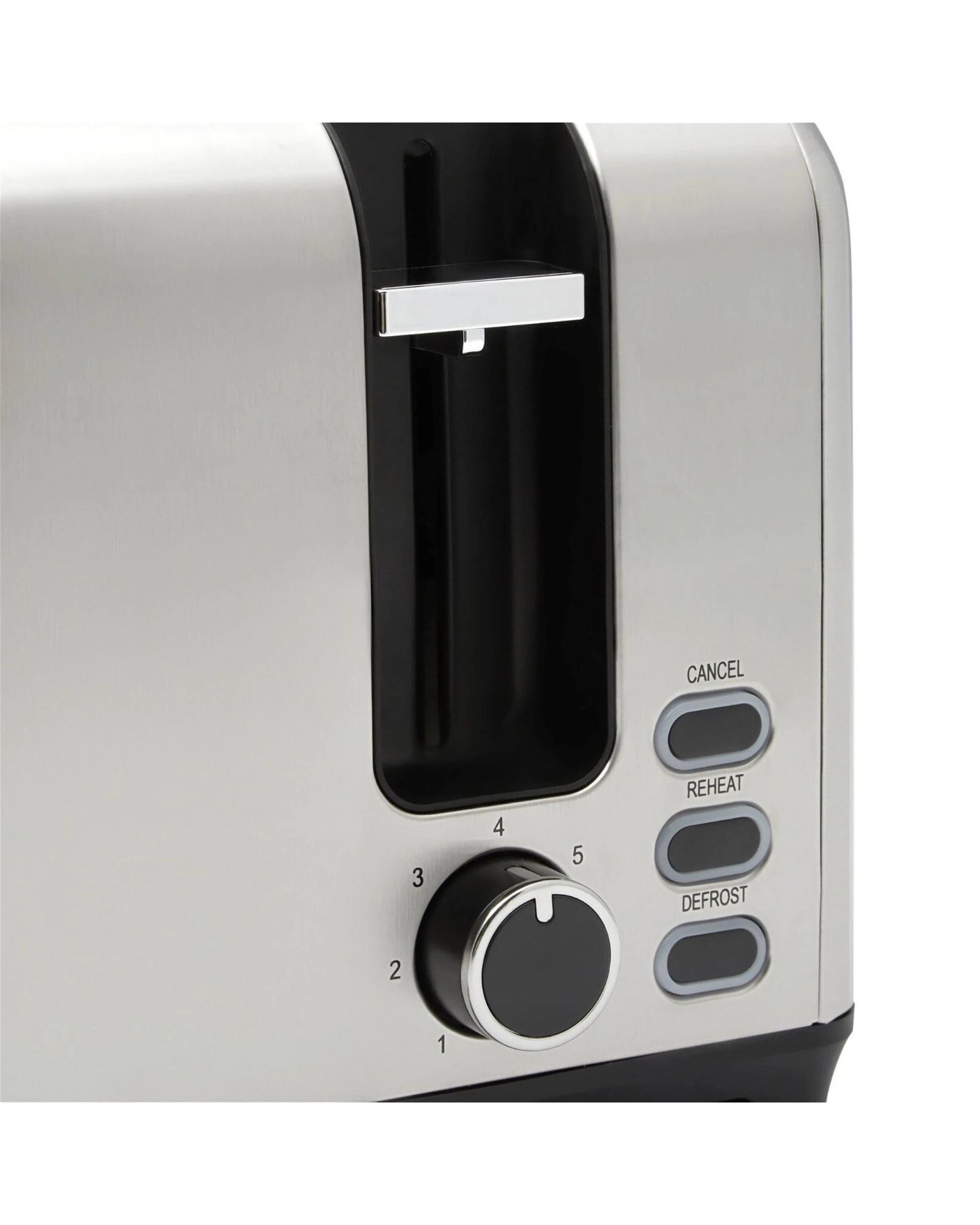 4 Westinghouse Stainless Steel 4-Slice Bread Toaster with Adjustable Settings, 4 of 6