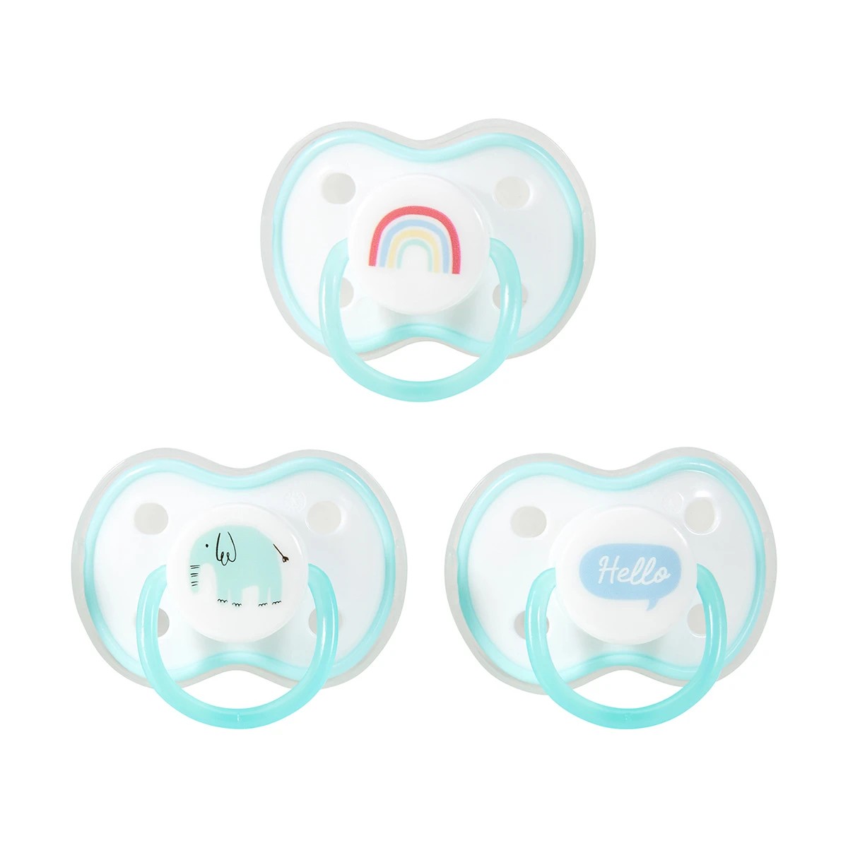 1 3 Pack Silicone Soothers, 1 of 8