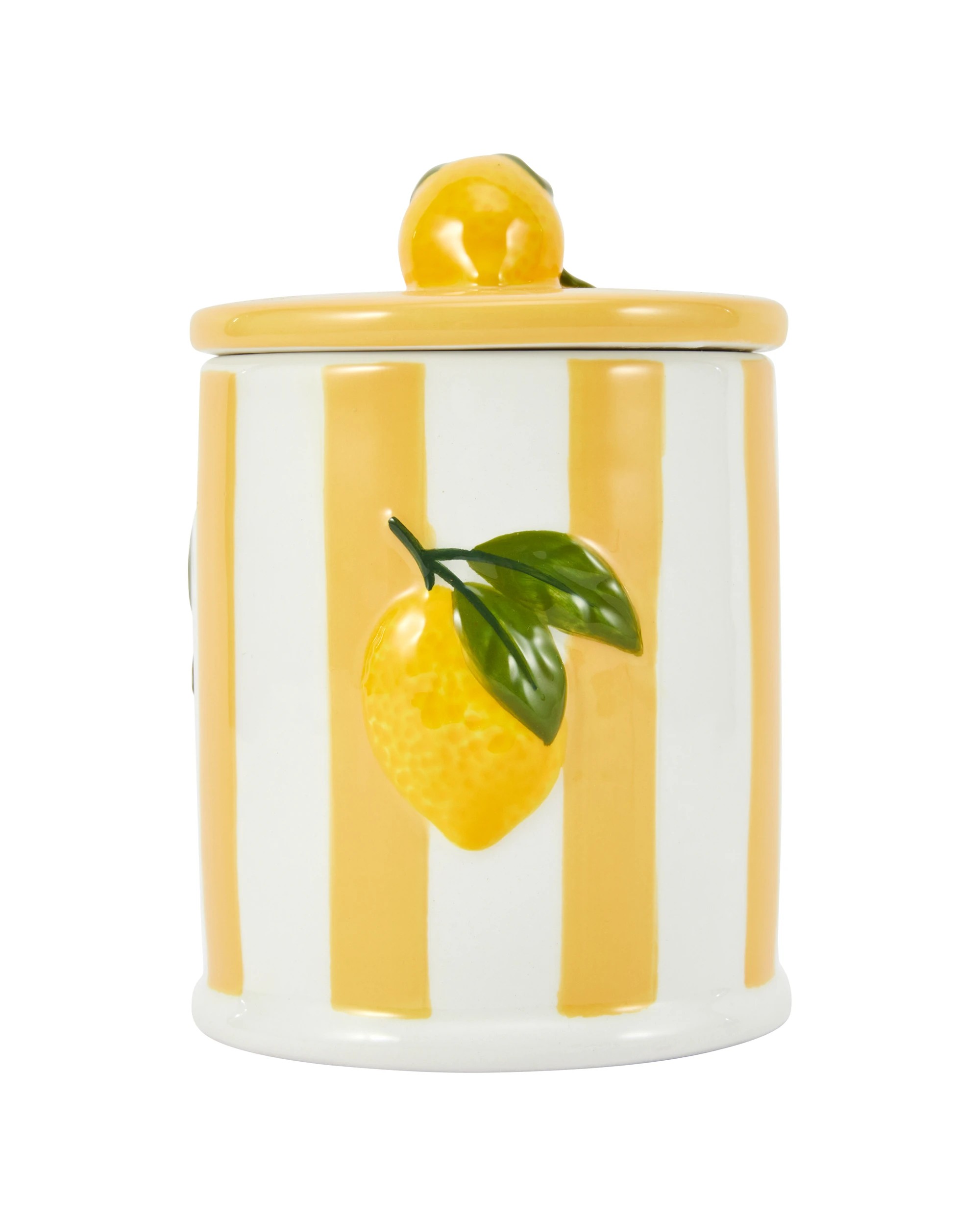 1 Mediterranean Limone Stripe Candle, 1 of 6