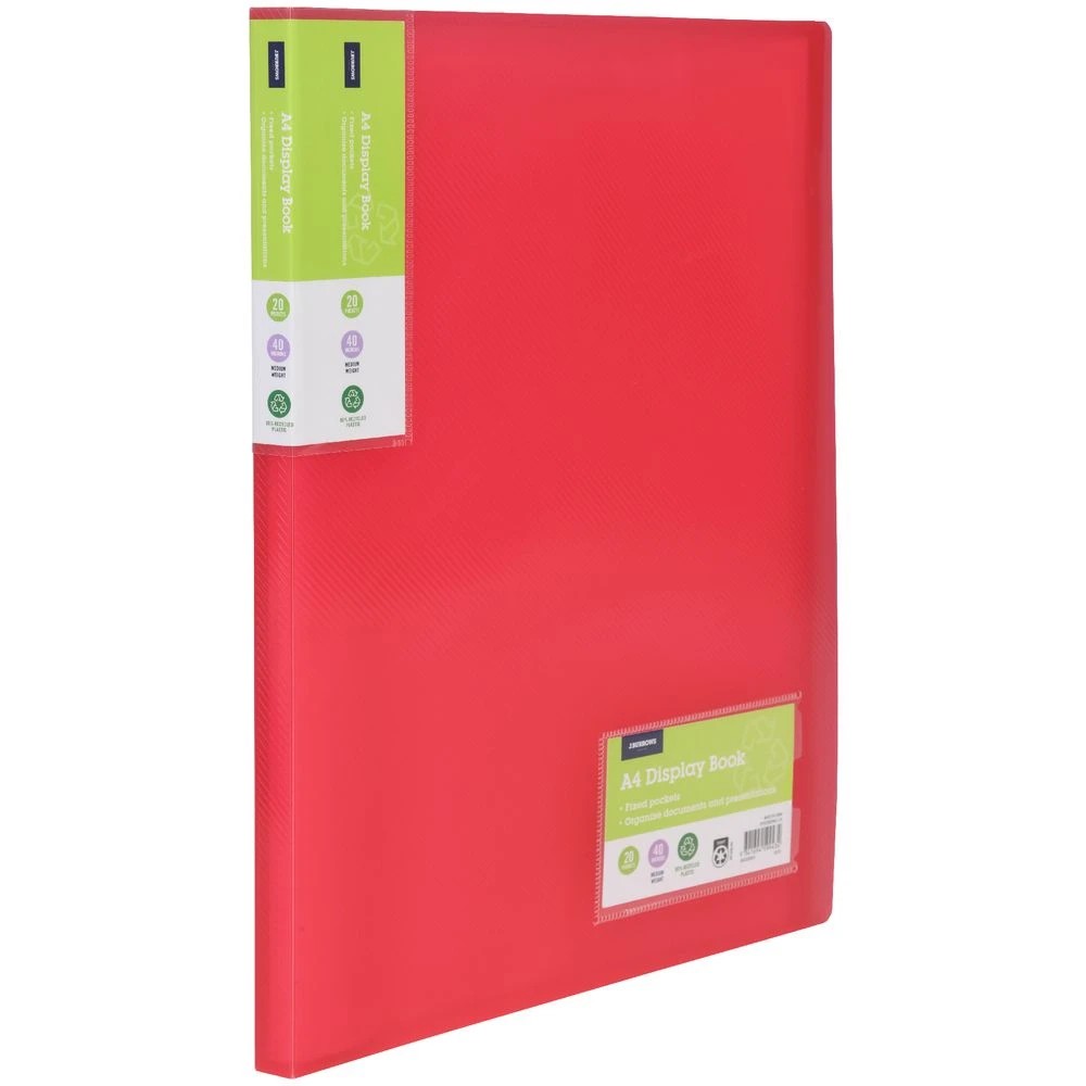 2 J.Burrows Ice Display Book 20 Pocket Red, 2 of 4