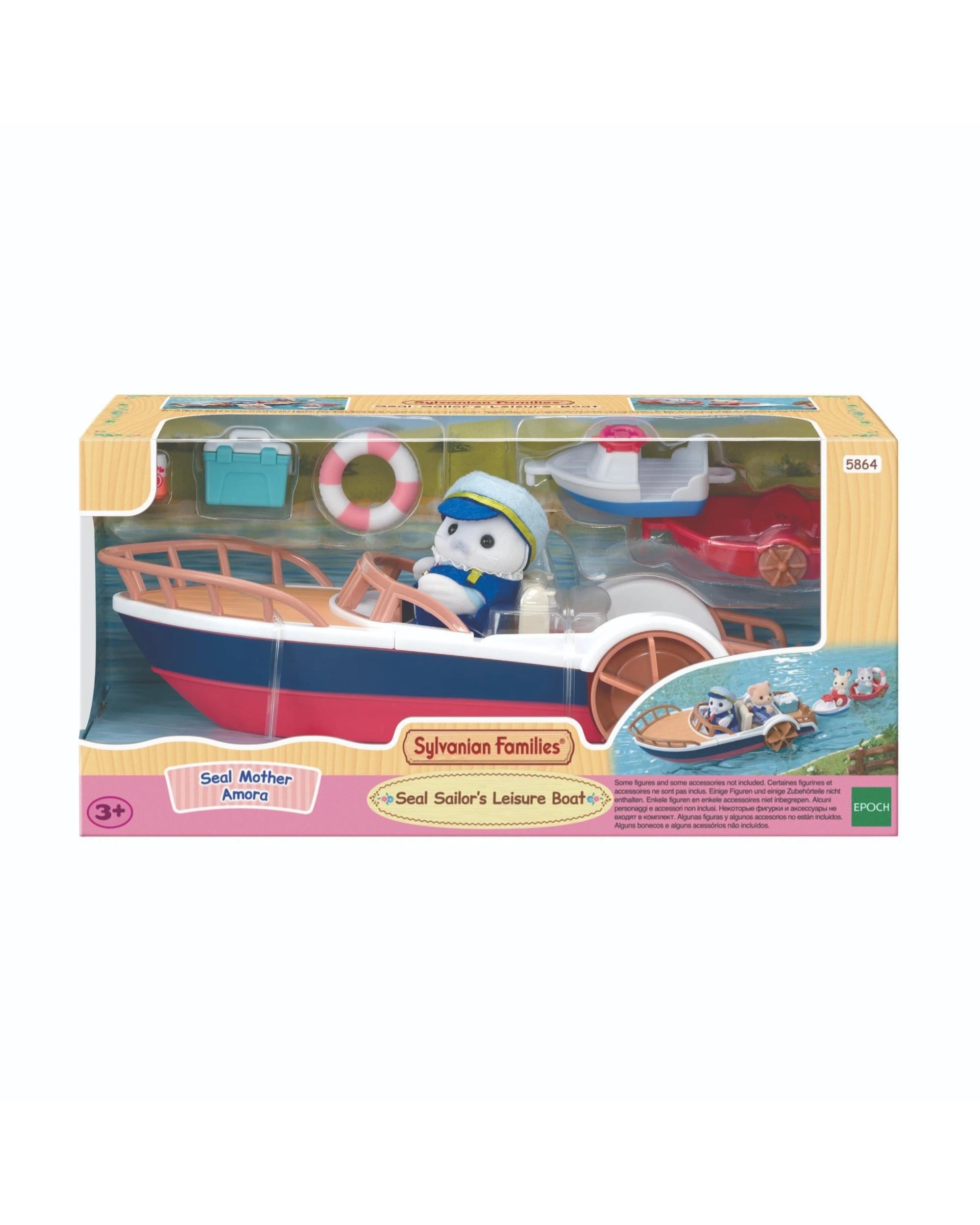 2 Sylvanian Families Seal Sailors Leisure Boat, 2 of 9
