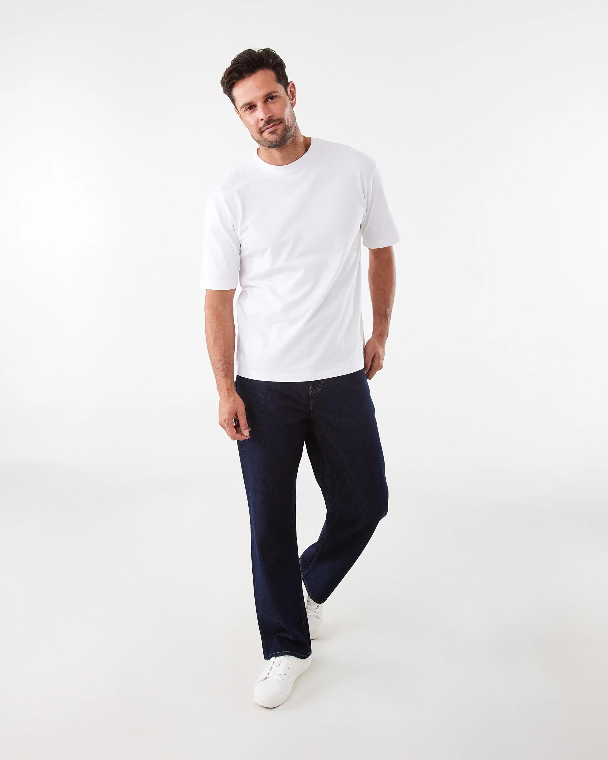 2 Oversized Heavyweight T-shirt WHITE, 2 of 6