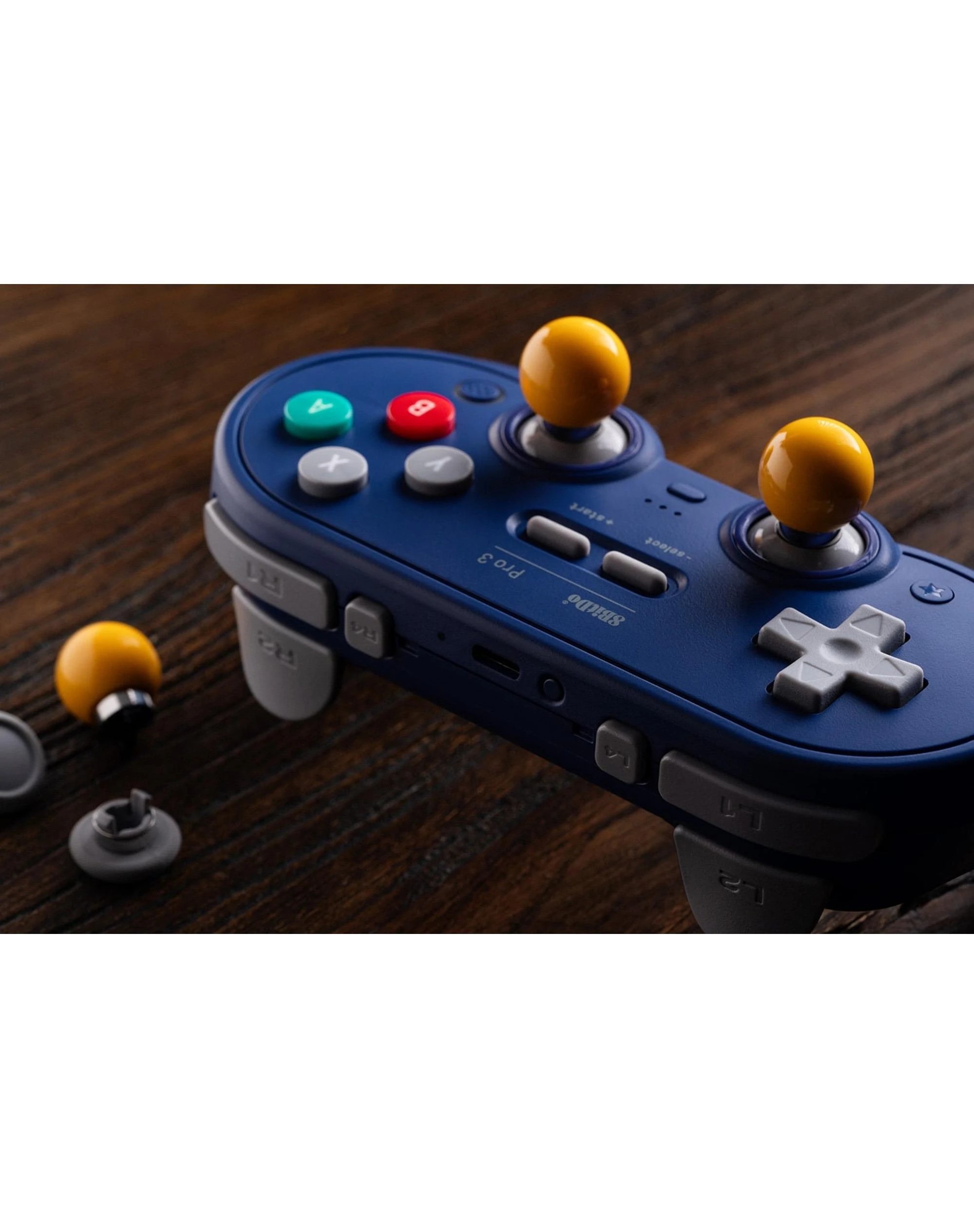 5 8BitDo Pro 3 Bluetooth Controller for Switch, Switch 2, PC, IOS and Android - Purple Edition - Grey, 5 of 10