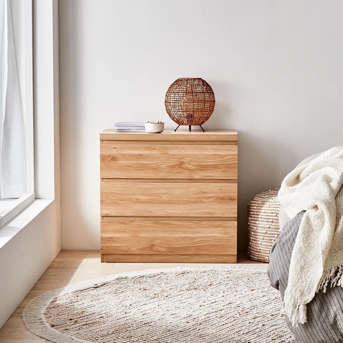 5 3 Drawer - Oak Look, 5 of 10