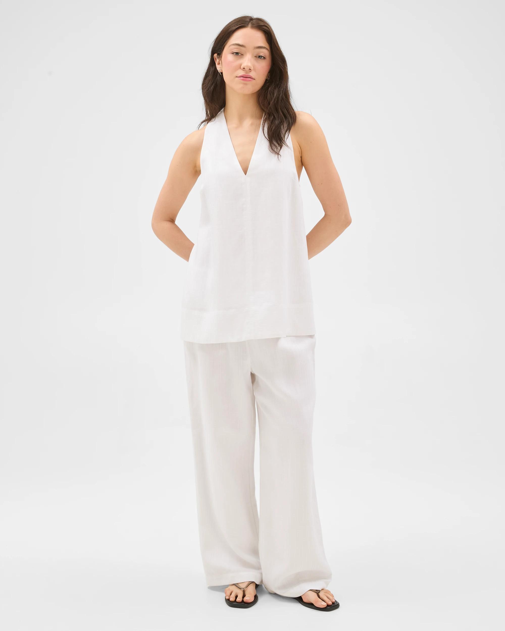 1 Lily Loves Wide Leg Pants WHITE, 1 of 7