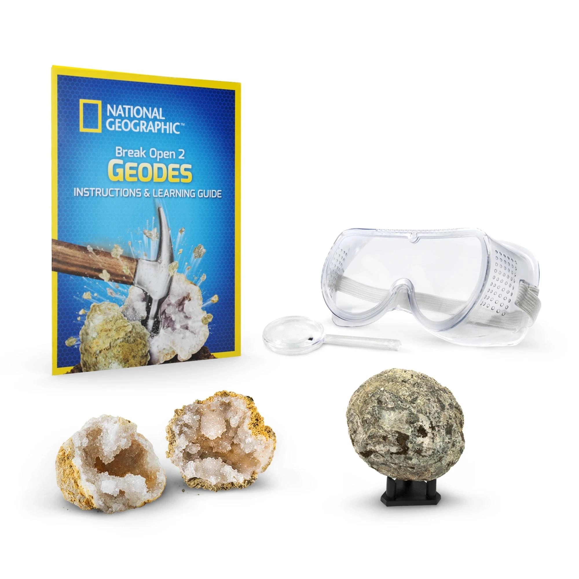 3 National Geographic Break Open 2 Geodes Kit - Multi, 3 of 5