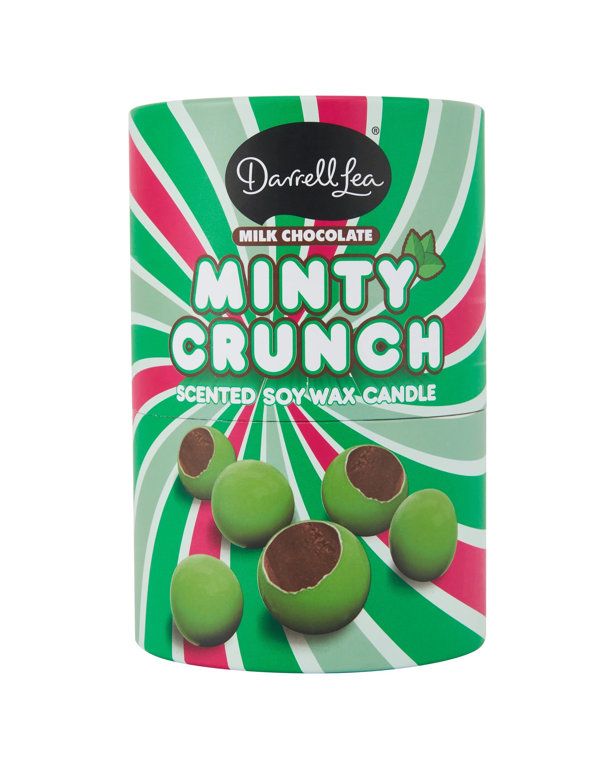 5 Darrell Lea Milk Chocolate Minty Crunch Scented Soy Wax Candle, 5 of 6
