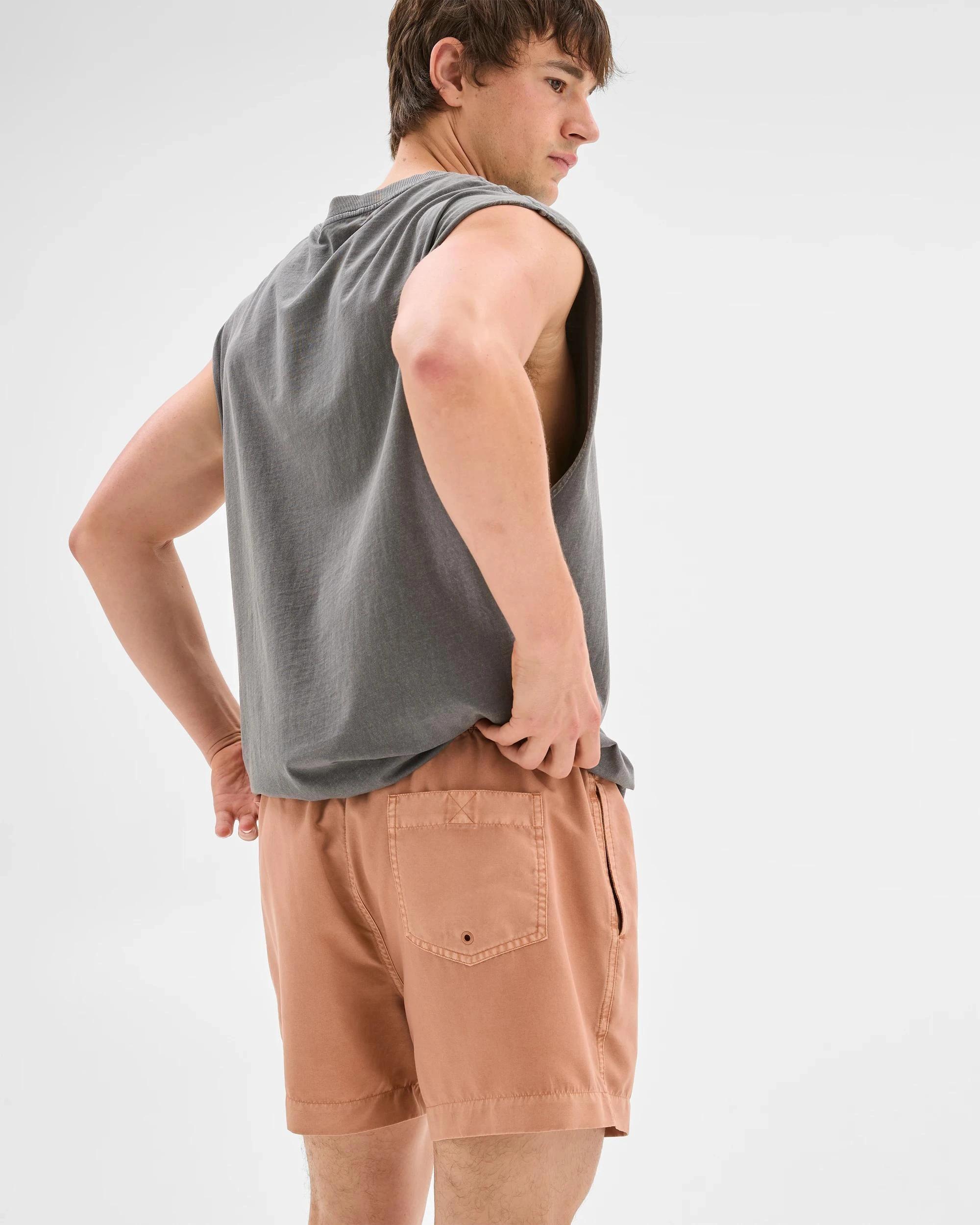 2 Washed Swim Shorts - Commons WASHED CORAL, 2 of 5