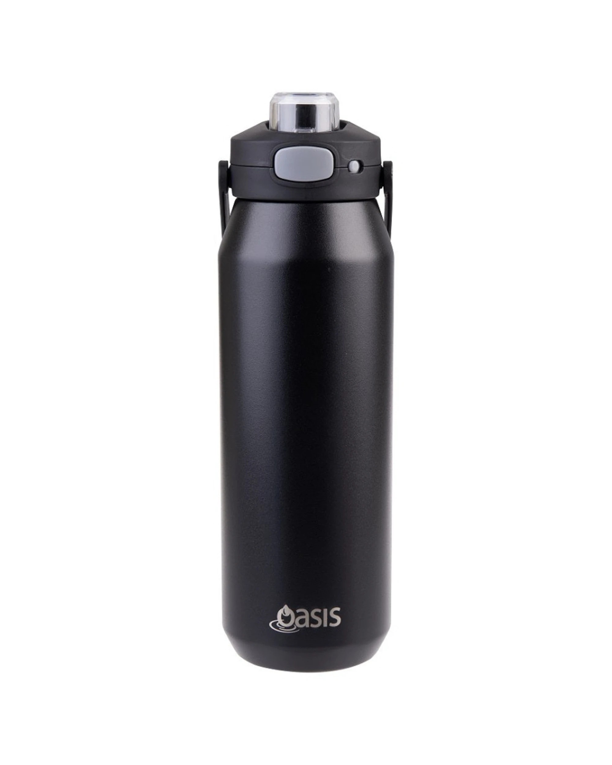 1 Oasis 750ml Capri Drink Bottle Stainless Steel Ceramic Lined Triple Wall - Black, 1 of 1